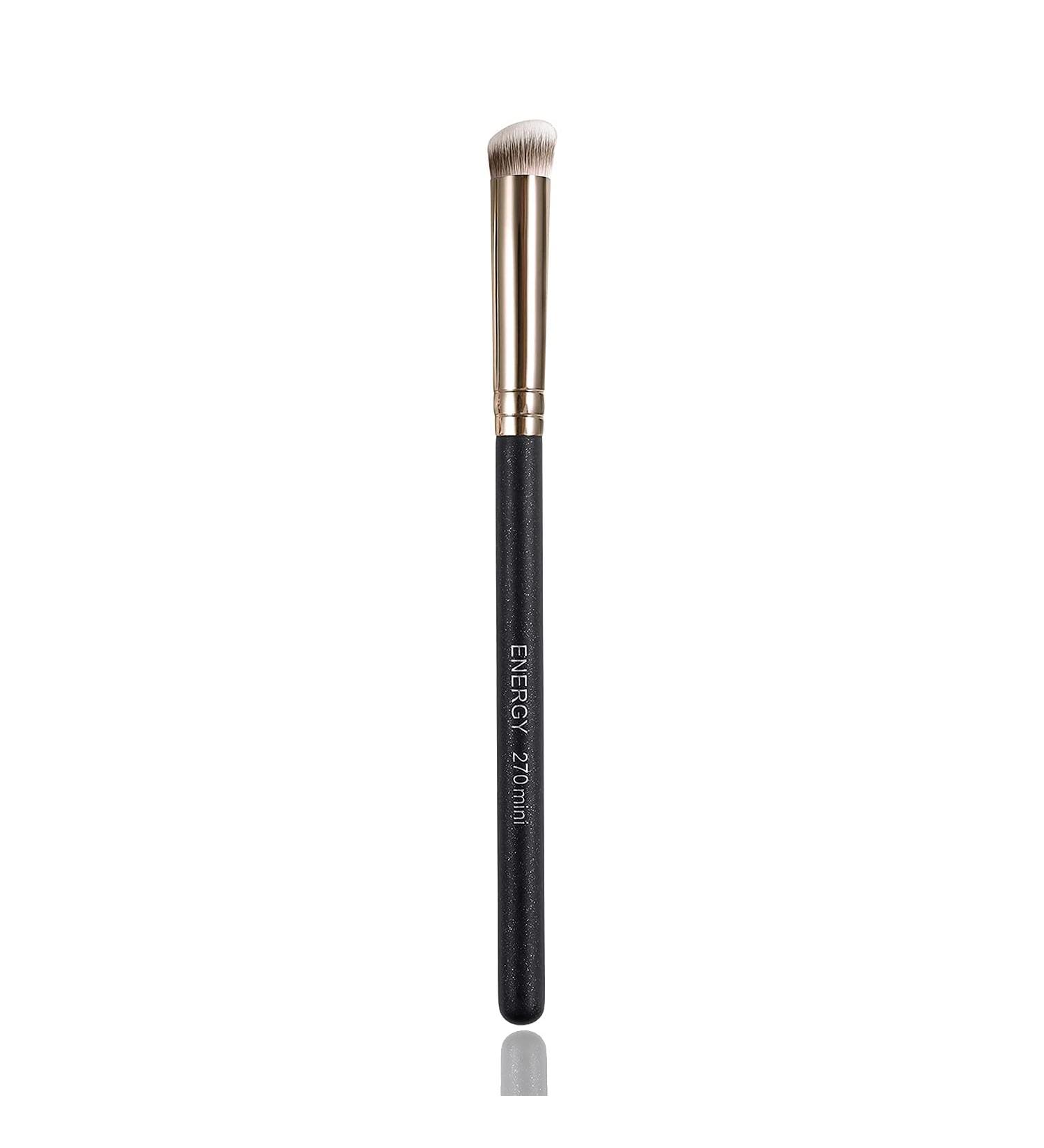 ENERGY Mini Angled Flat Concealer Brush - Precision Eye Makeup Brush for Flawless Application - 270mini Black 5.7g - Buy Online on GoSupps.com