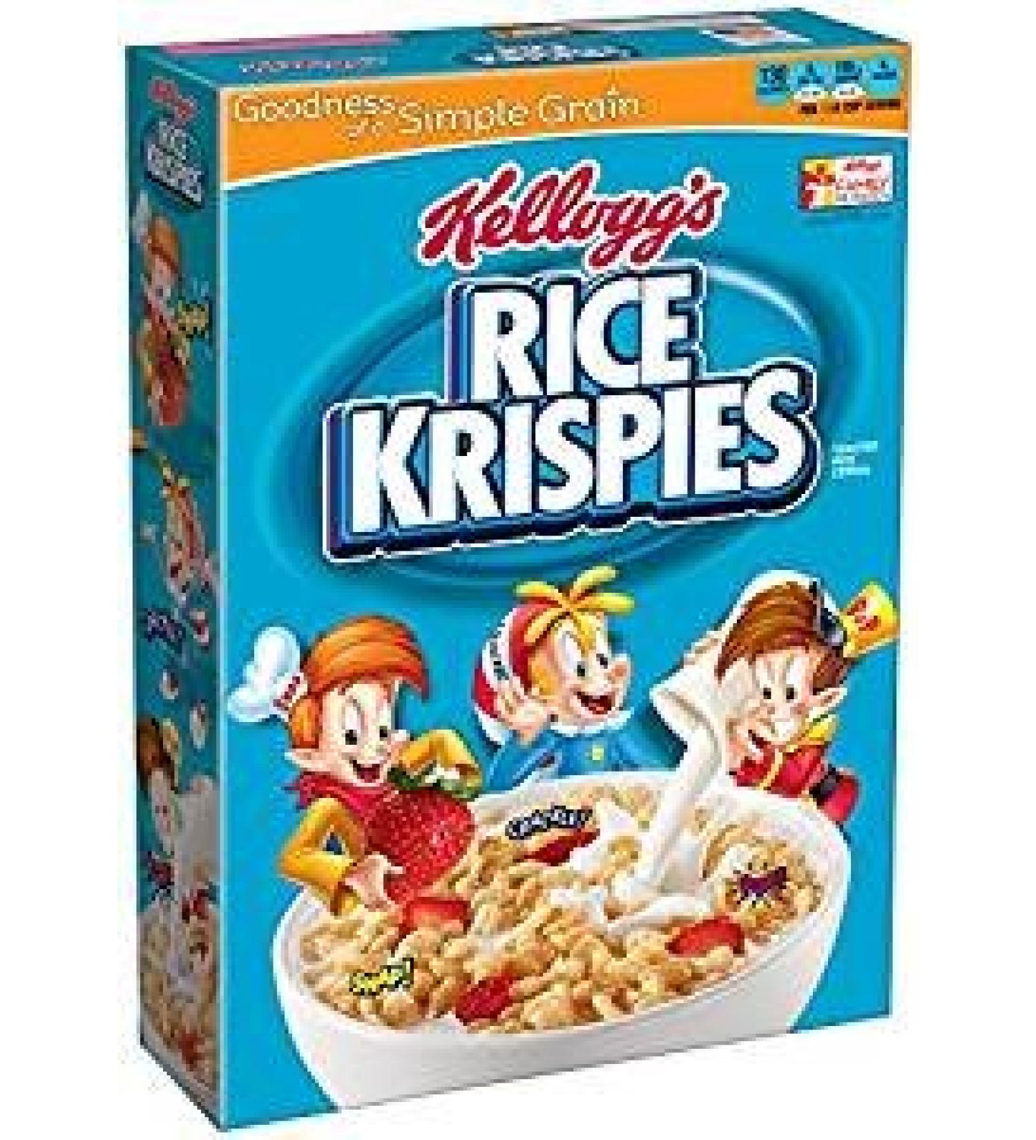 Kellogg's Rice Krispies Toasted Rice Cereal 12 Oz. Pack Of 3 - Buy Now! - Buy Online on GoSupps.com