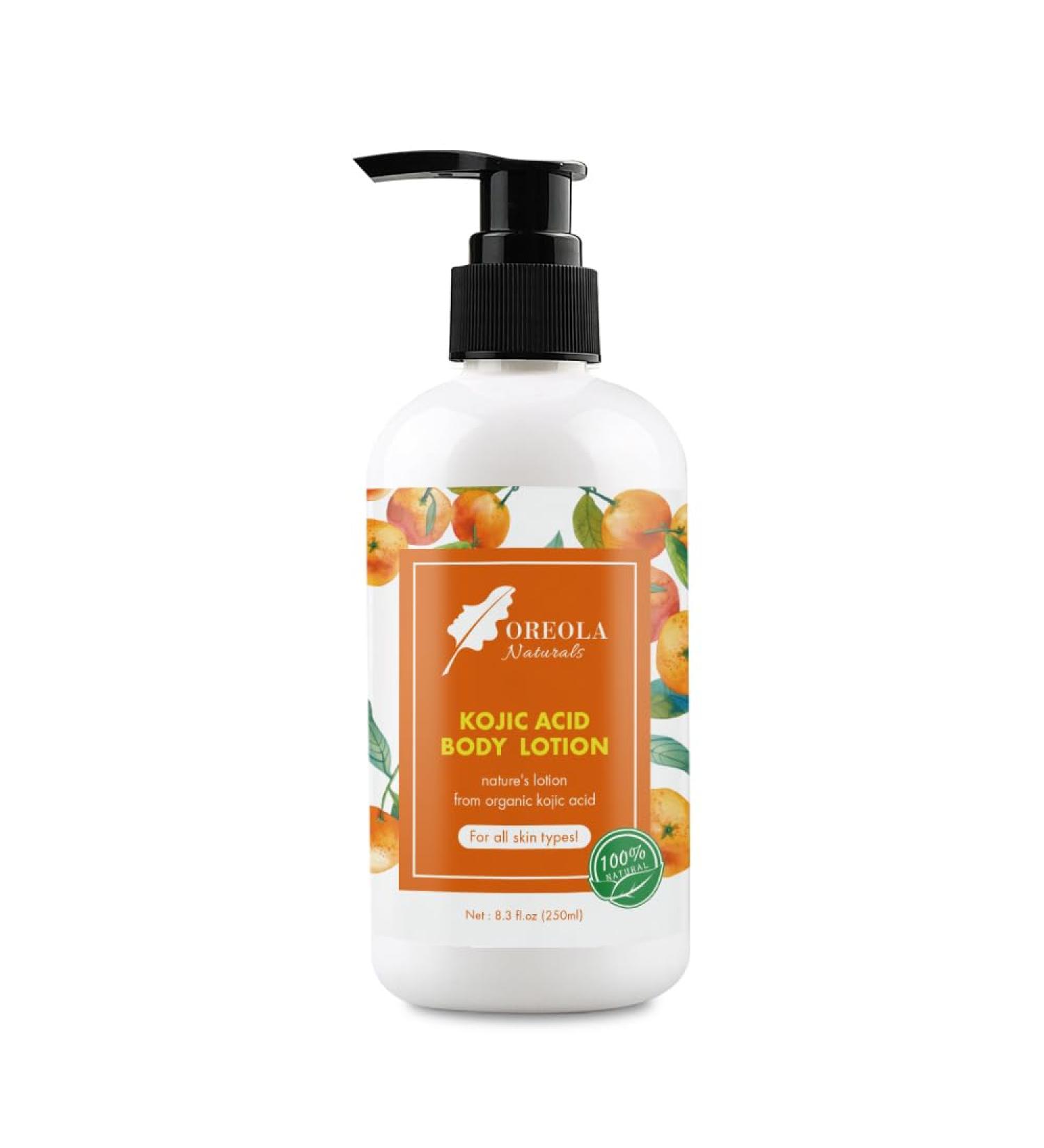 Kojic Acid Body Lotion Moisturizing Hydrating and Glow Ideal for all Skin Types 8.3fl.oz 250ml - Buy Online on GoSupps.com