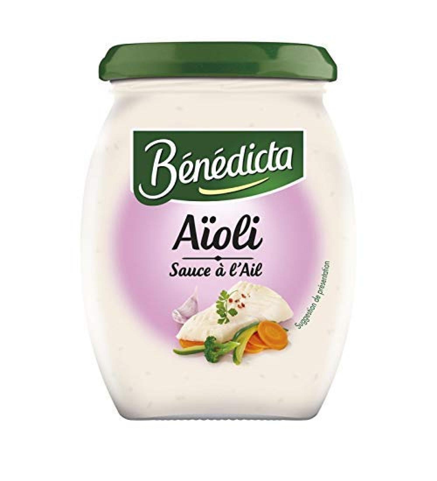 BENEDICTA - Aioli Sauce 260G - Pack of 2 - best offer - Buy Online on GoSupps.com