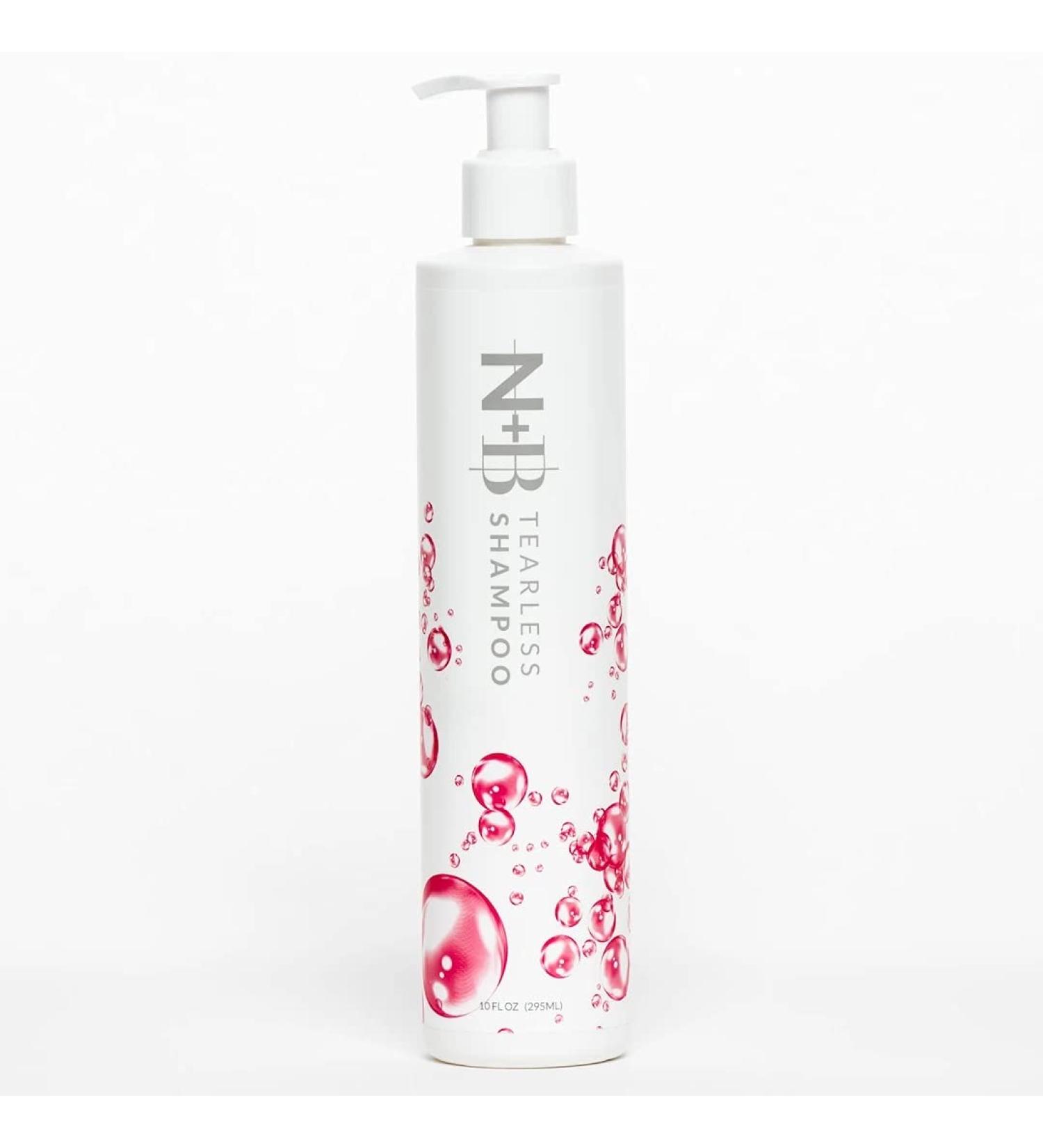 N+B Tearless Shampoo Cleansing Wash - Gentle, Tear-Free, Hypoallergenic Formula with Organic Ingredients for Babies, Kids, Men, Women - All Hair Types & Sensitive Scalps - 10oz - Buy Online on GoSupps.com