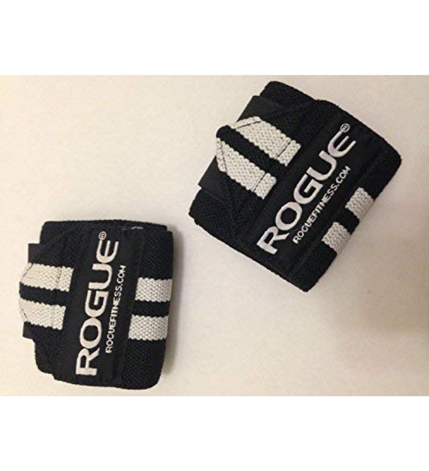 Rogue Fitness Wrist Wraps Black/White 12"