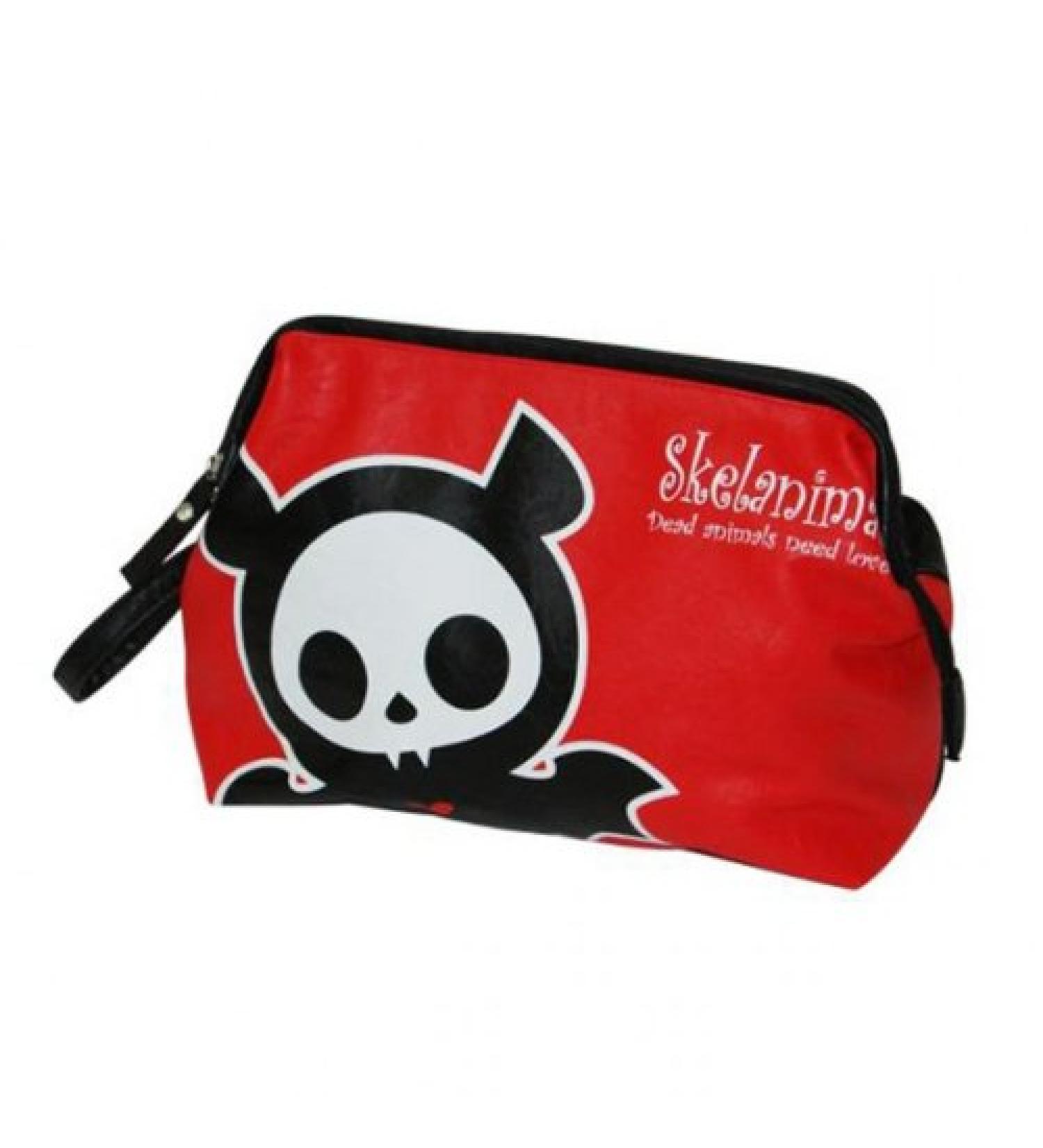 Skelanimals Cosmetic Bag Diego Red Cosmetic Bag Toiletry Bag Travel Bag