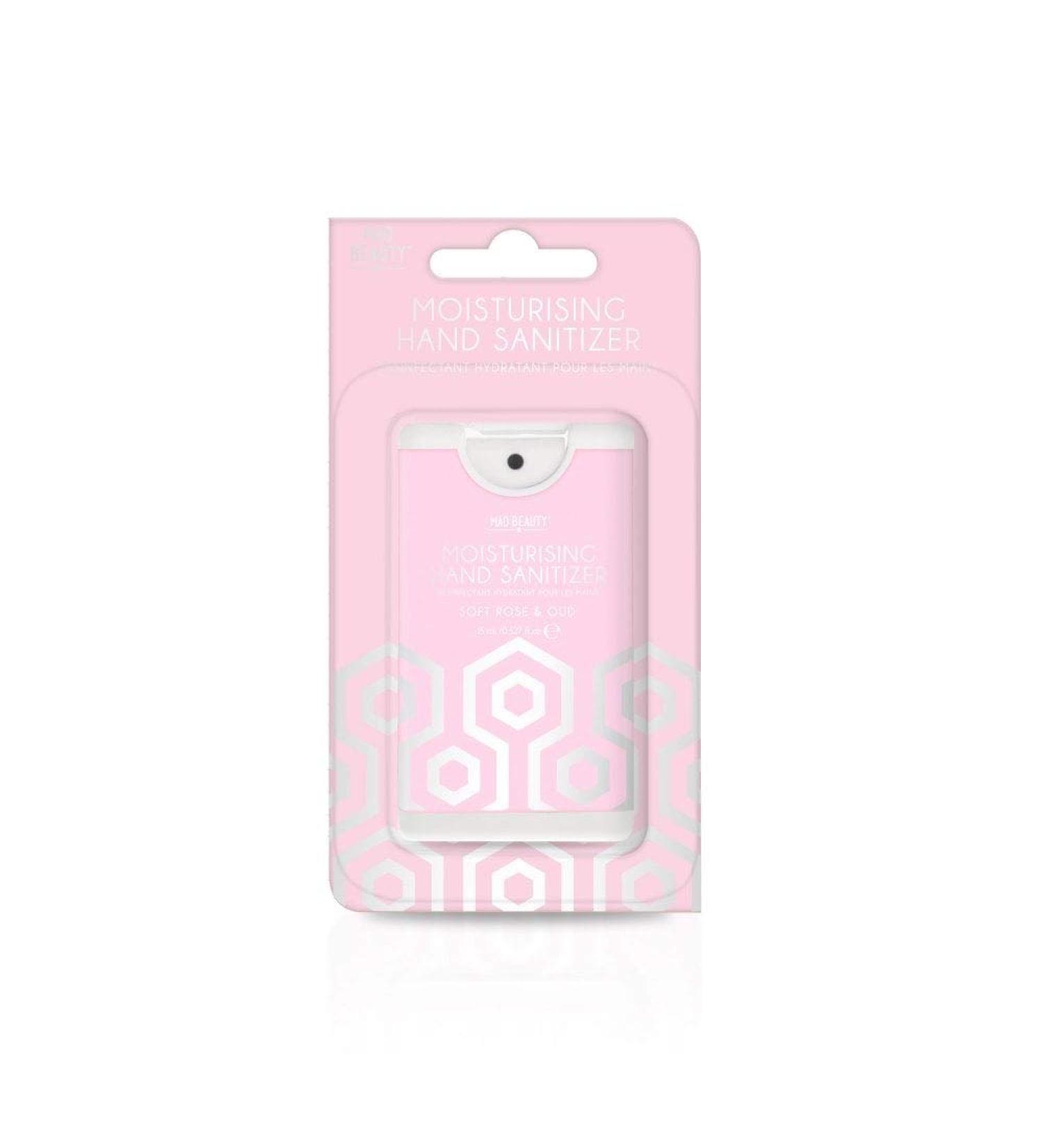 MAD Beauty Splash Of Silver Hand Sanitizer Soft Rose & Oud