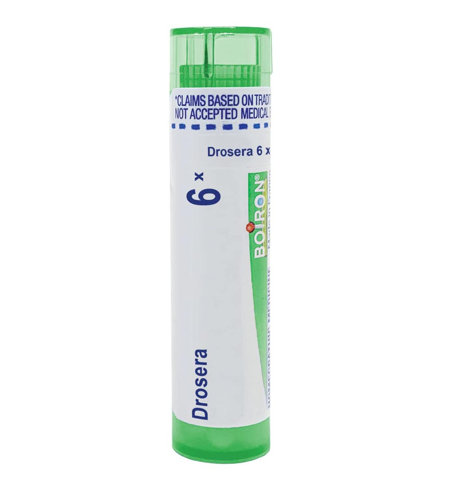 Buy Boiron Drosera Rotundifolia 6X for Spasmodic Dry Cough - 80 Pellets | International Shipping Available - Buy Online on GoSupps.com
