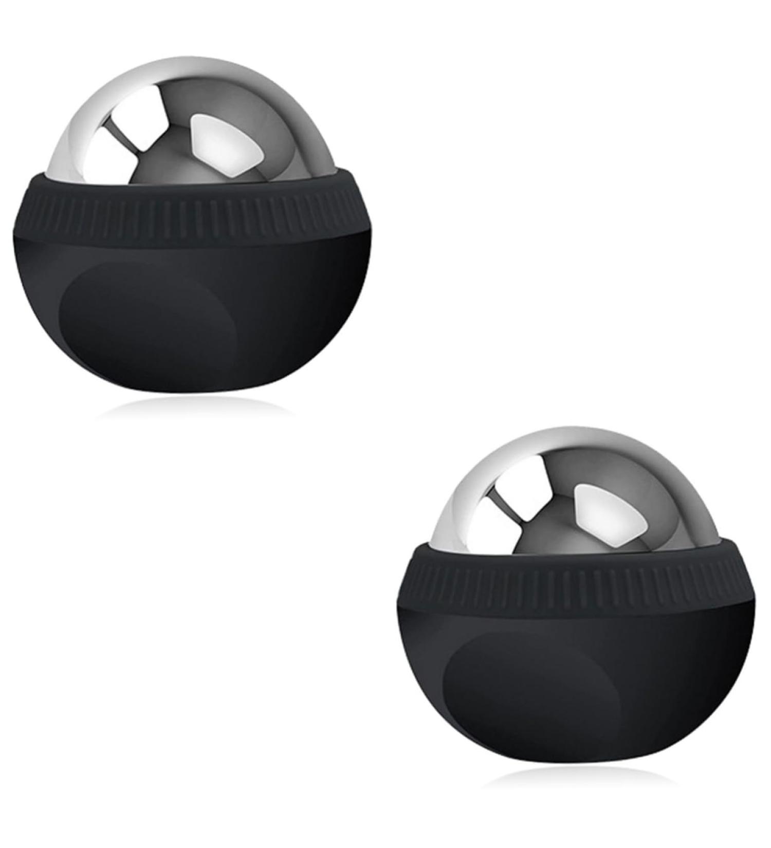 PartyKindom 2pcs Stainless Steel Massage Balls - Handheld Fitness Gel Liquid - Ultimate Muscle Recovery Tool - Buy Online on GoSupps.com
