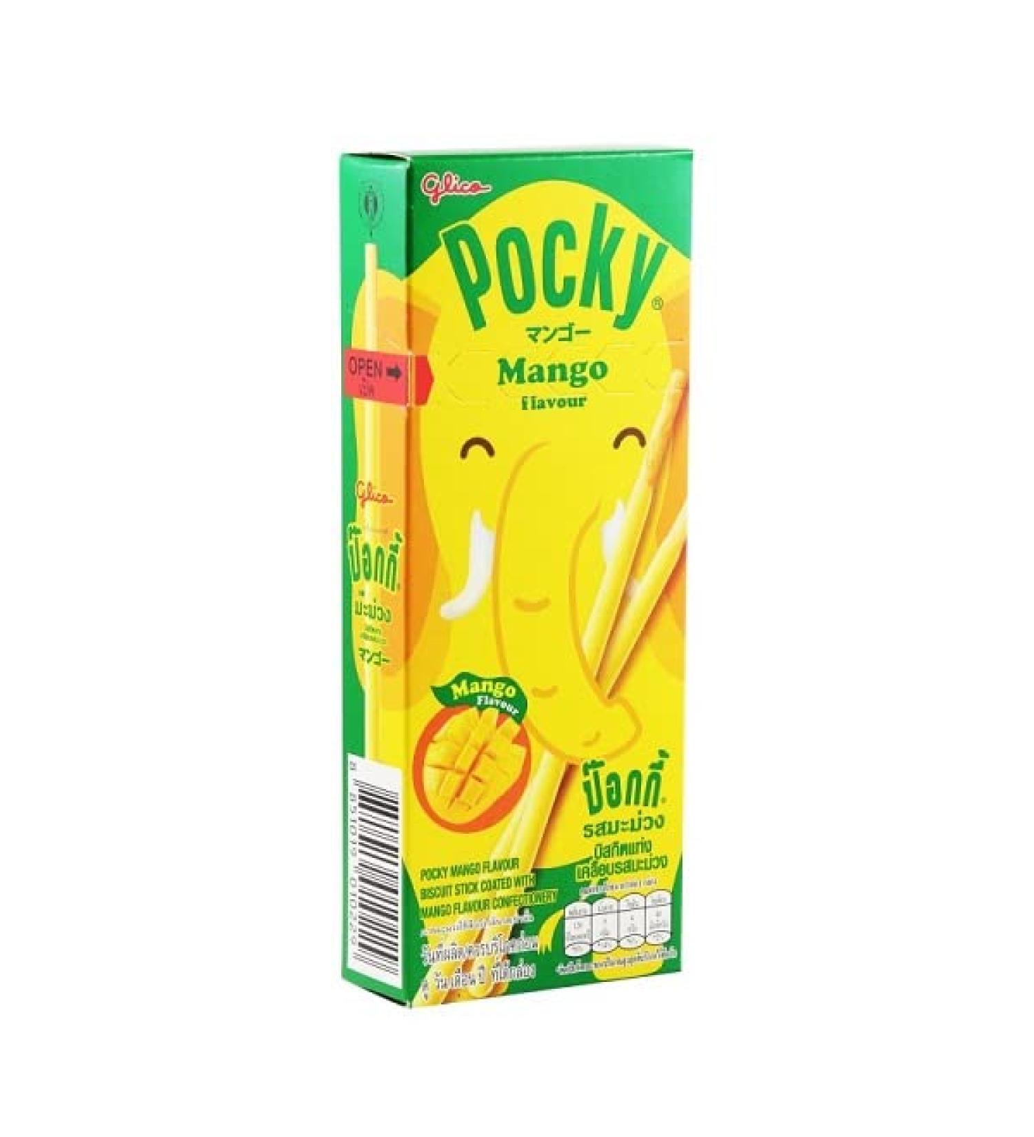 Glico Pocky Choco Mango Flavour Biscuit Sticks 25 g