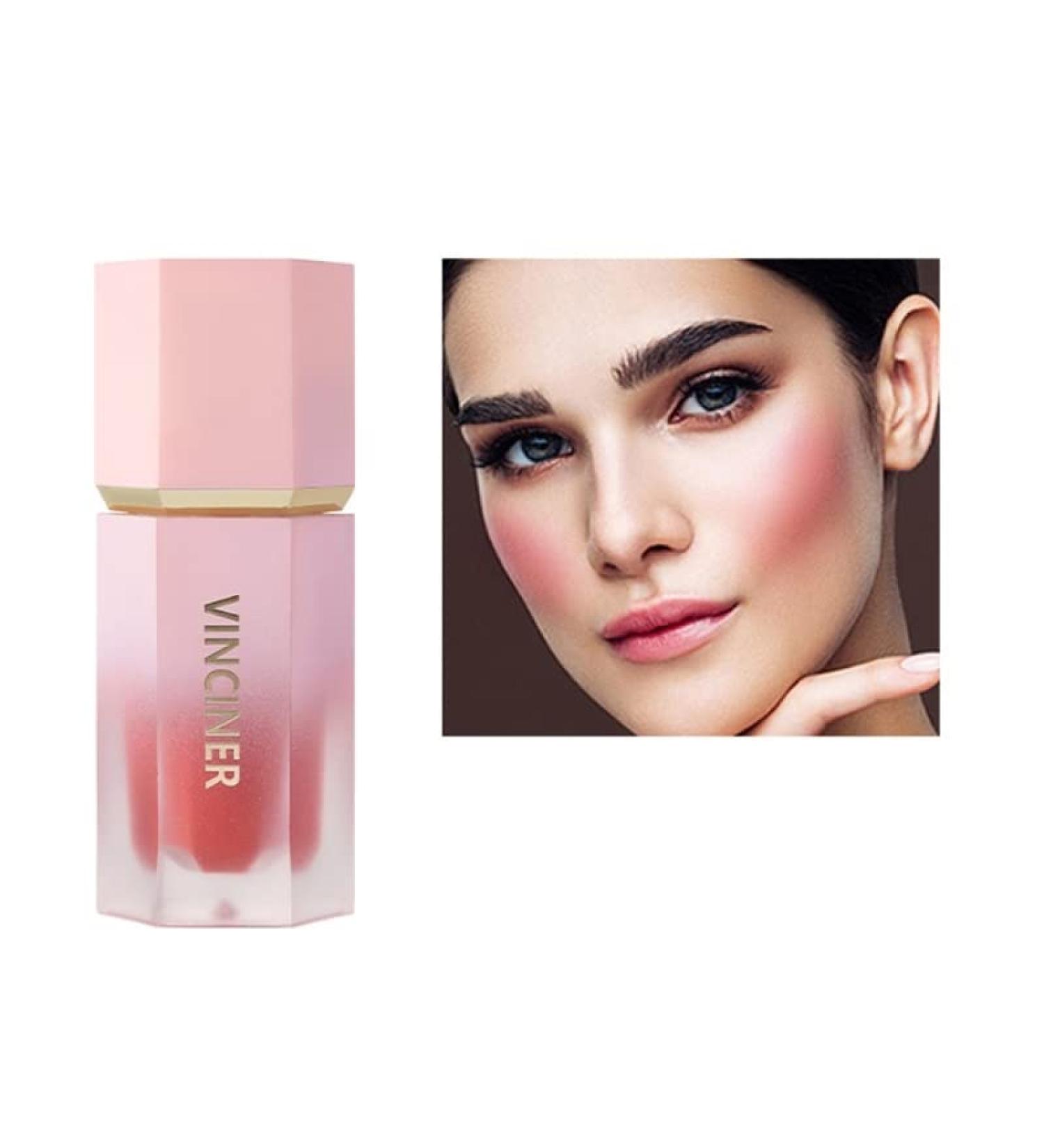 Soft Gel-Cream Blush Liquid Blush for Cheeks Lightweight Long-Wearing Smudge-Proof Natural-Looking Liquid Blush Makeup - Buy Online on GoSupps.com