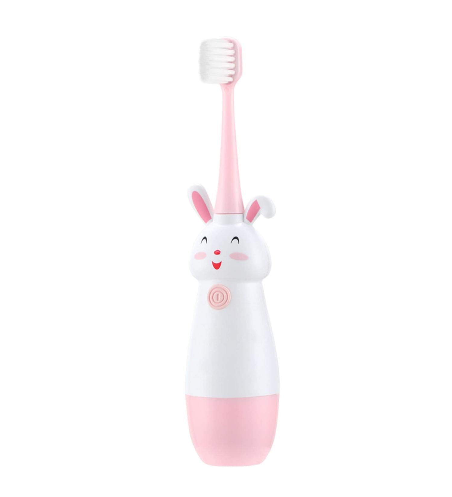 Clenp Sonic Electric Toothbrush for Kids | Soft Bristles Funny Rabbit Shape IPX5 Waterproof | Pink Oral Care Tool Ships Internationally - Buy Online on GoSupps.com