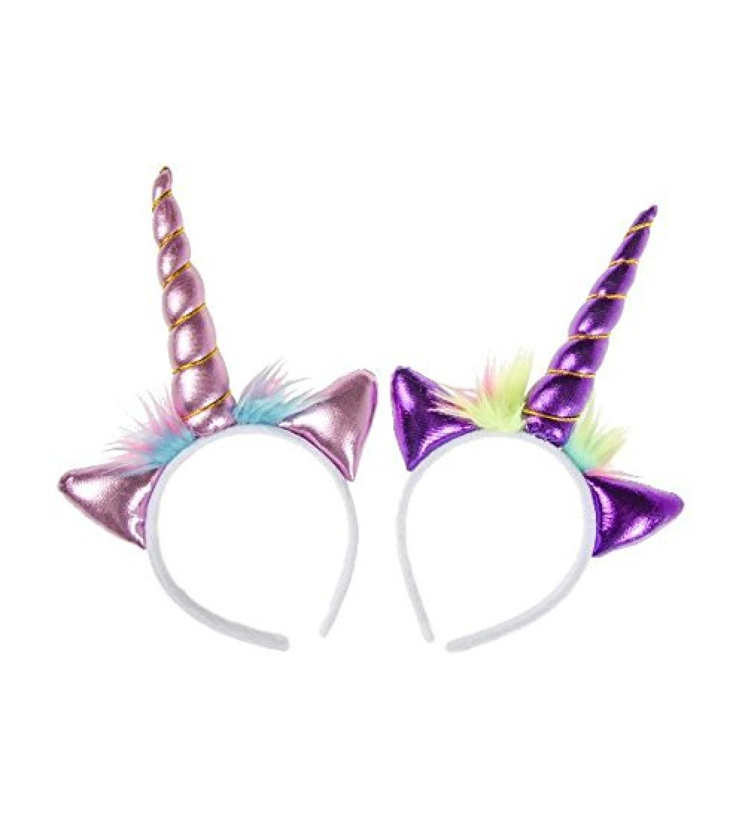Unicorn headband | Unicorn tiara | purple or pink | rainbow | 1 piece