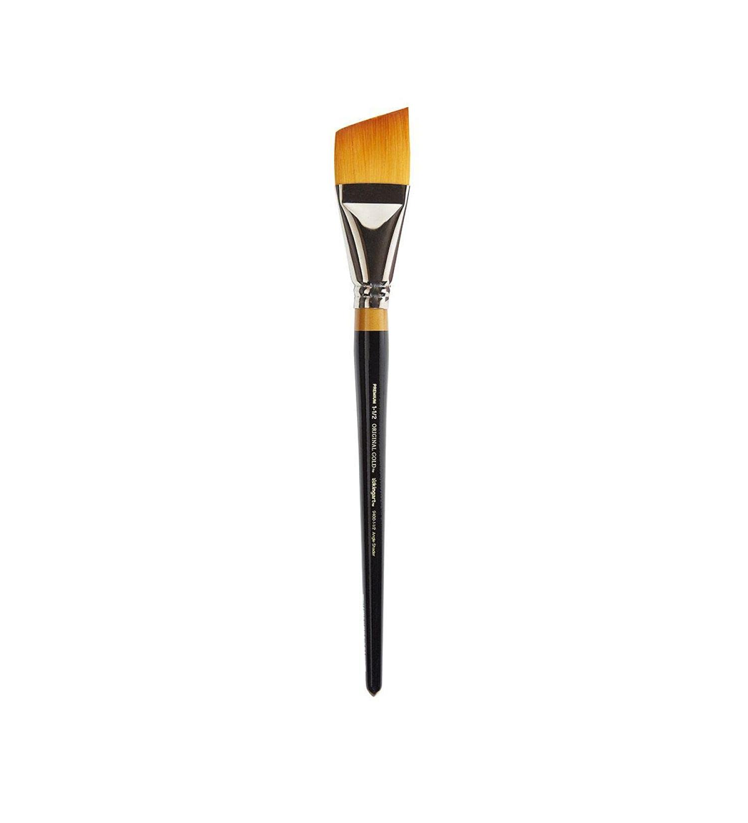 KINGART Original Gold 9400-1 1/2 Angle Series Paintbrush - Premium Golden Taklon Artist Brush - Buy Online on GoSupps.com