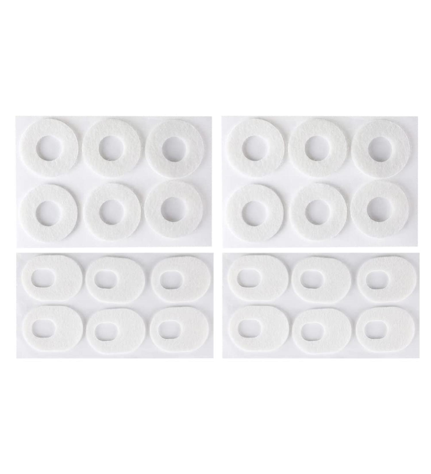 4 Pcs Self-Stick Corn Cushions - Adhesive Callus and Toe Protectors for Foot Care - White - Buy Online on GoSupps.com
