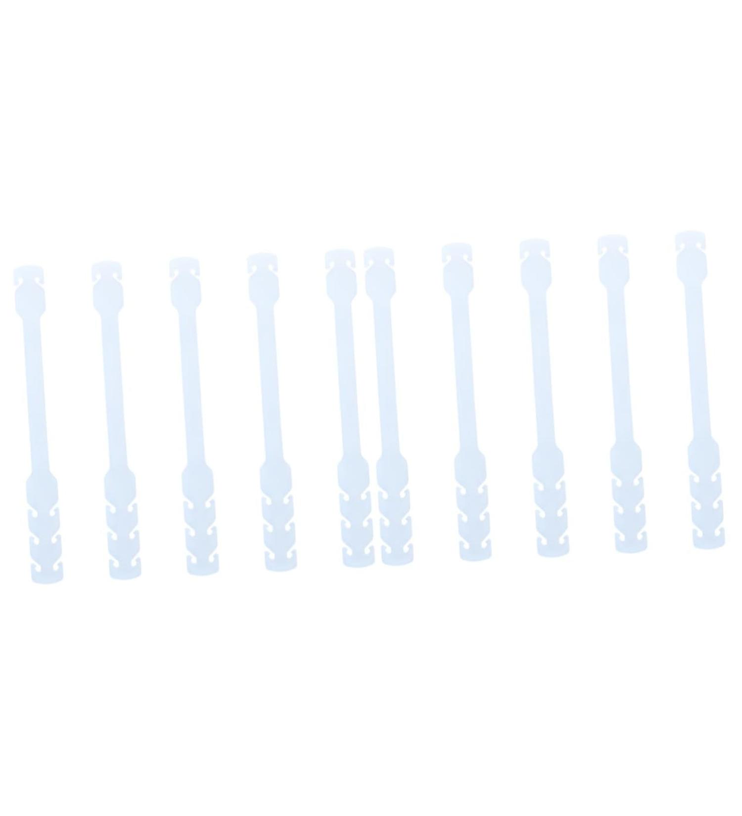 CliSpeed 10 PC Mask Hooks | Herbal Holder & Adjustable Strap Buckle Accessories for Silicone Masks - Buy Online on GoSupps.com