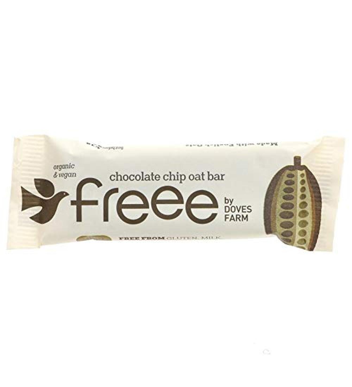 Doves Farm | Barre d'avoine aux p pites de chocolat | 3 x 18 x 35 g