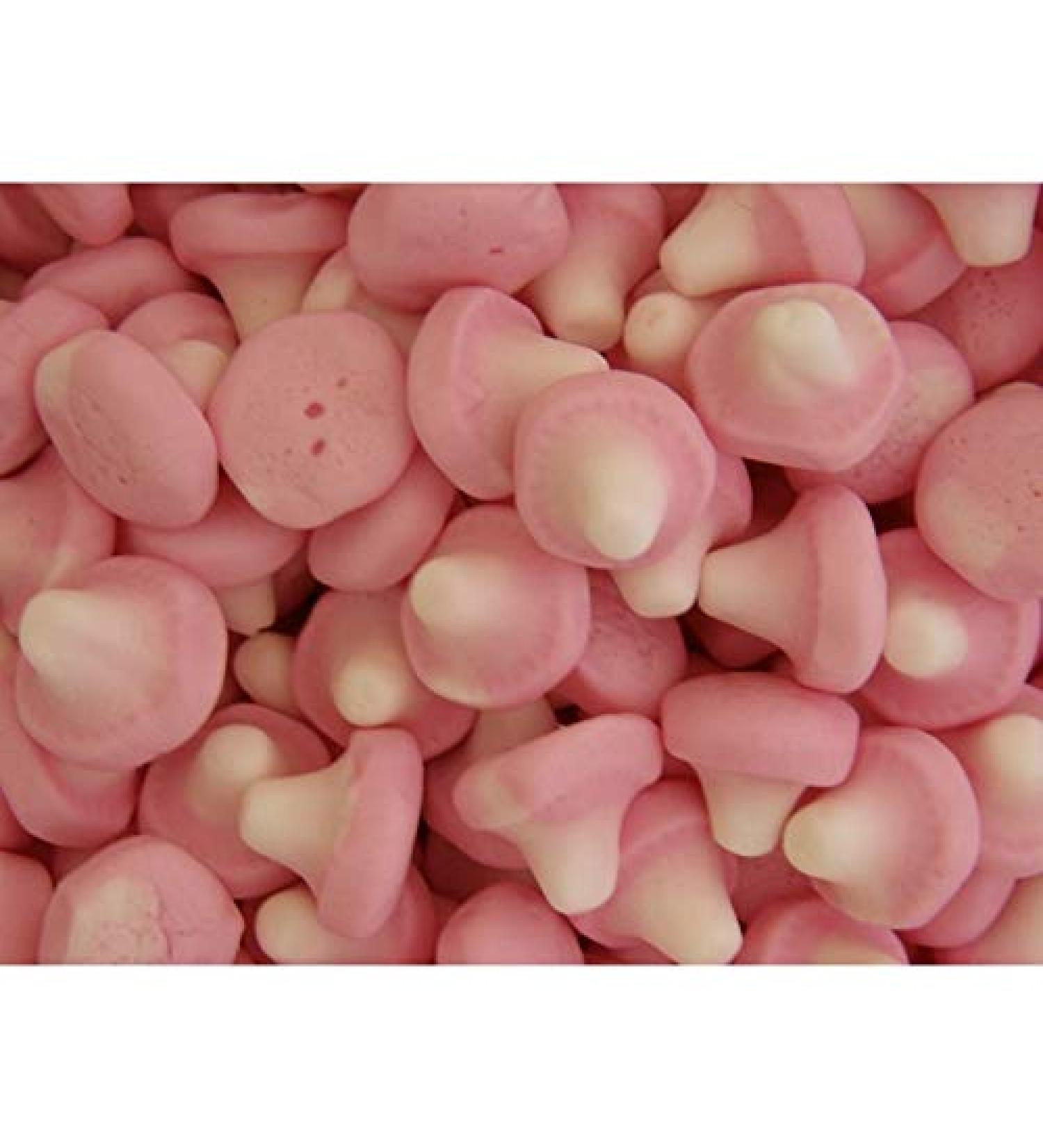 Foam Mushrooms 500g Share Bag by The Gourmet Sweet Company