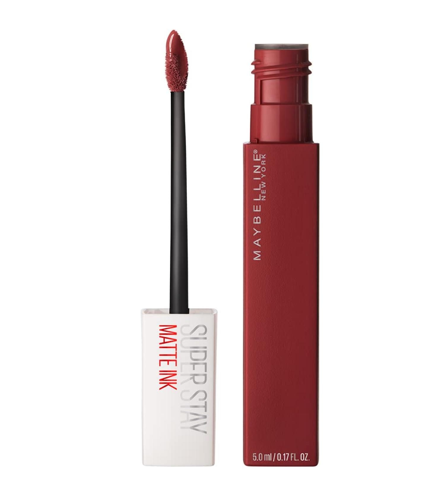 Maybelline Super Stay Matte Ink Liquid Lipstick - Voyager Deep Red 0.17 Fl Oz (Pack of 1) - Buy Online on GoSupps.com