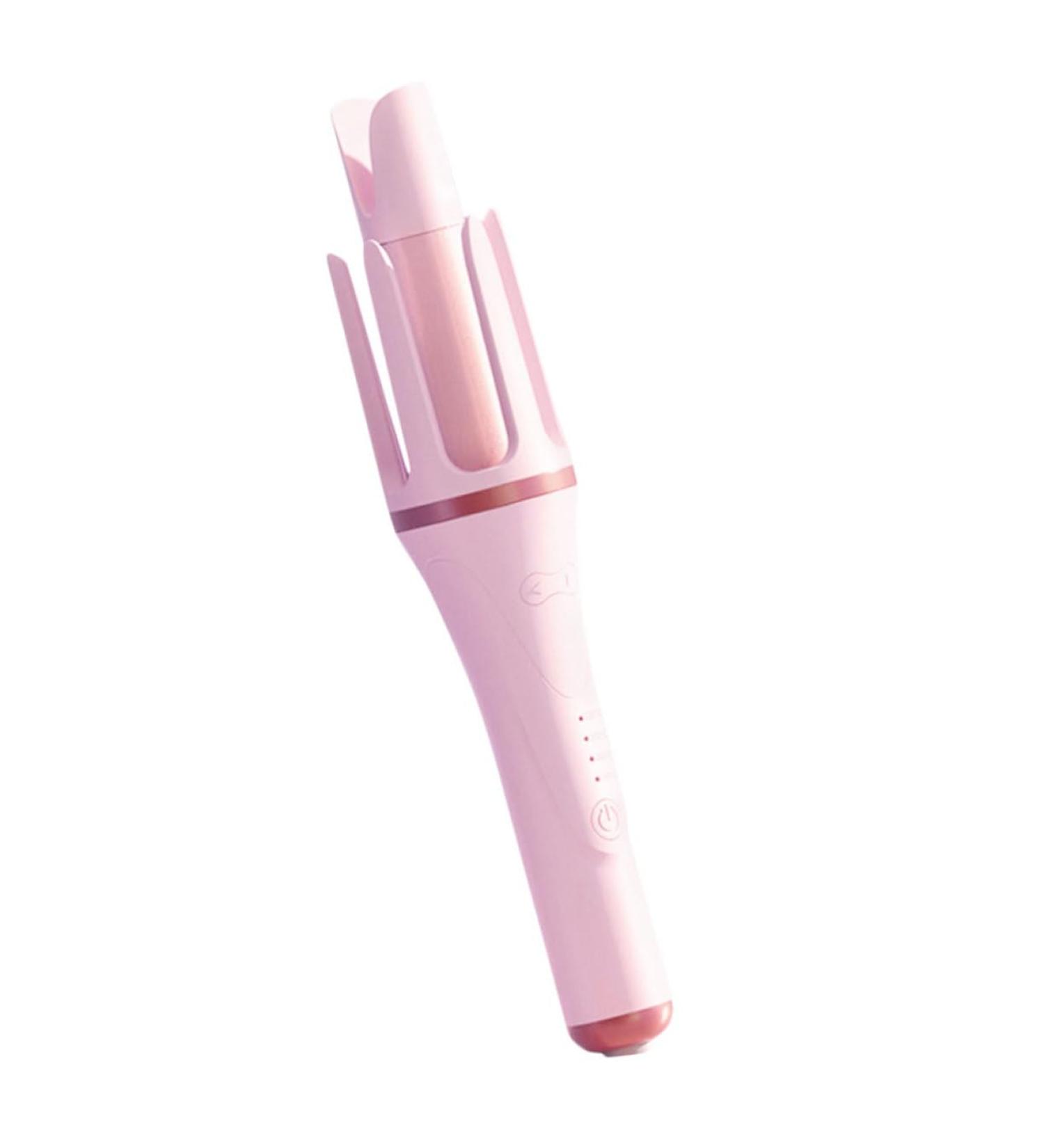 TOVINANNA Fully Automatic Hair Curling Iron Hair Rollers Curling Wand Nylon Pink 32.50X5.50X5.50CM Pink - Buy Online on GoSupps.com