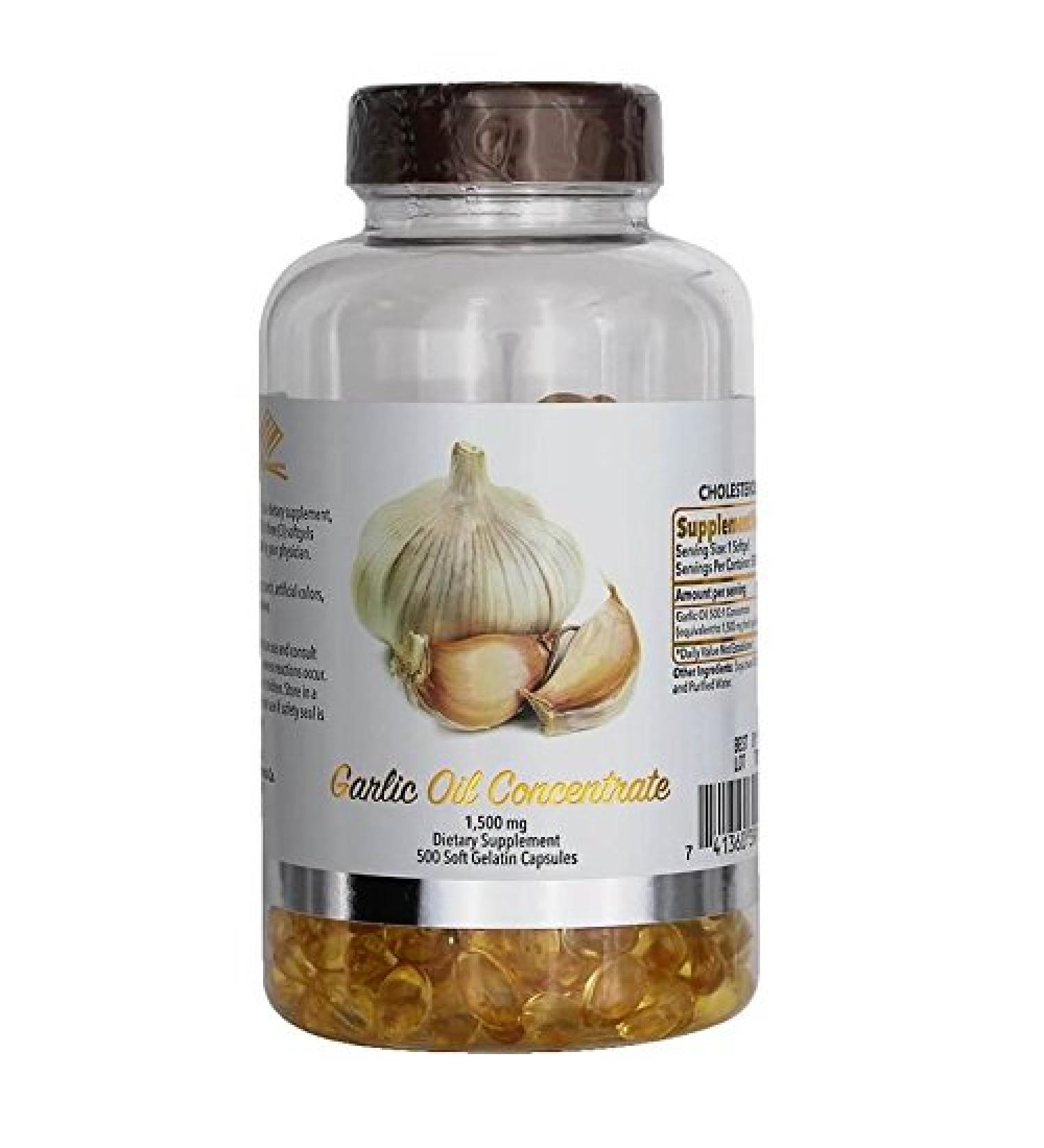 Nu-Health Garlic Oil Concentrate 1500 Mg 500 Softgels