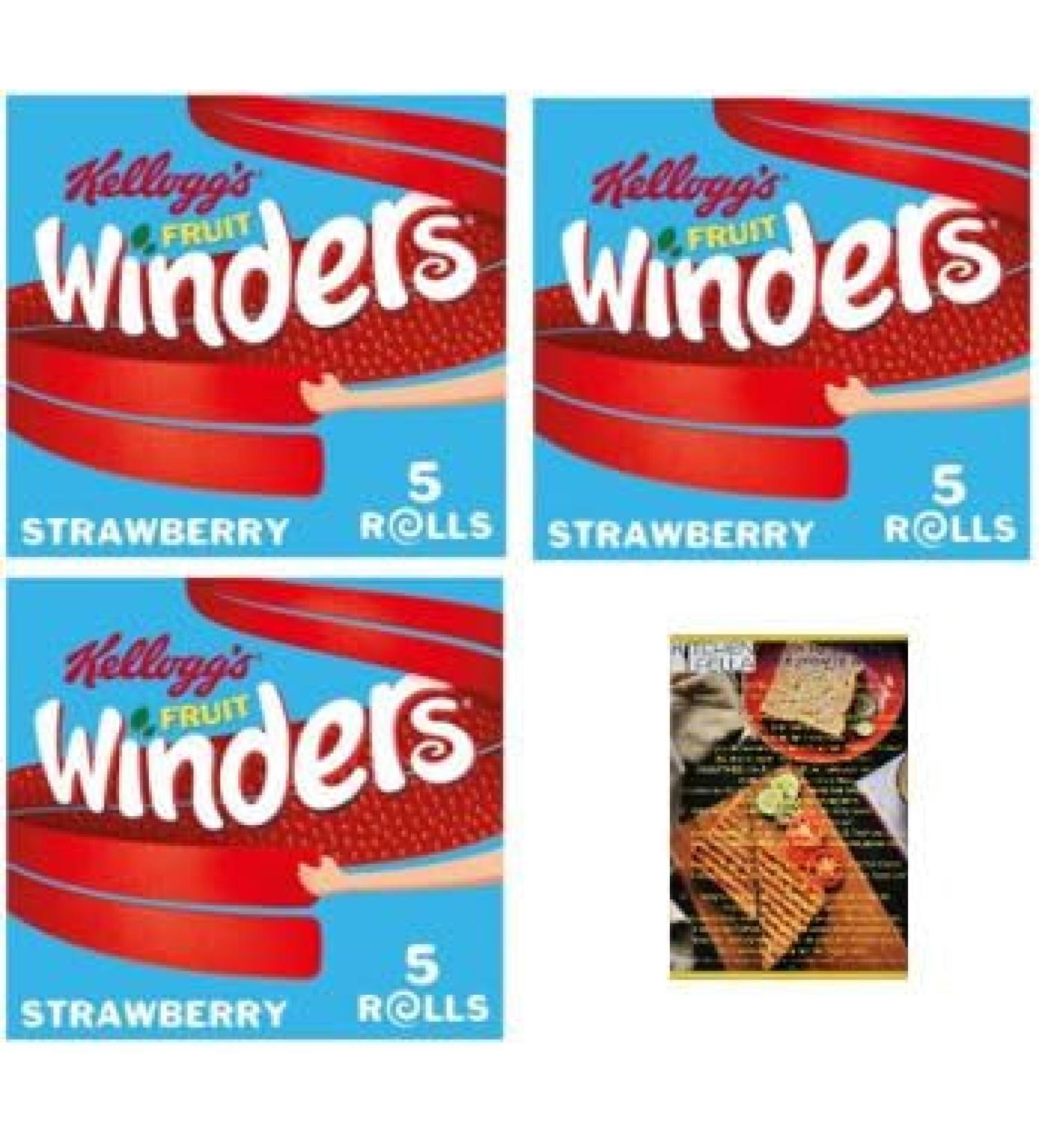 Fruit Winders Strawberry x3 Packs and Kitchenfella Top Movie Treats - Buy Online on GoSupps.com