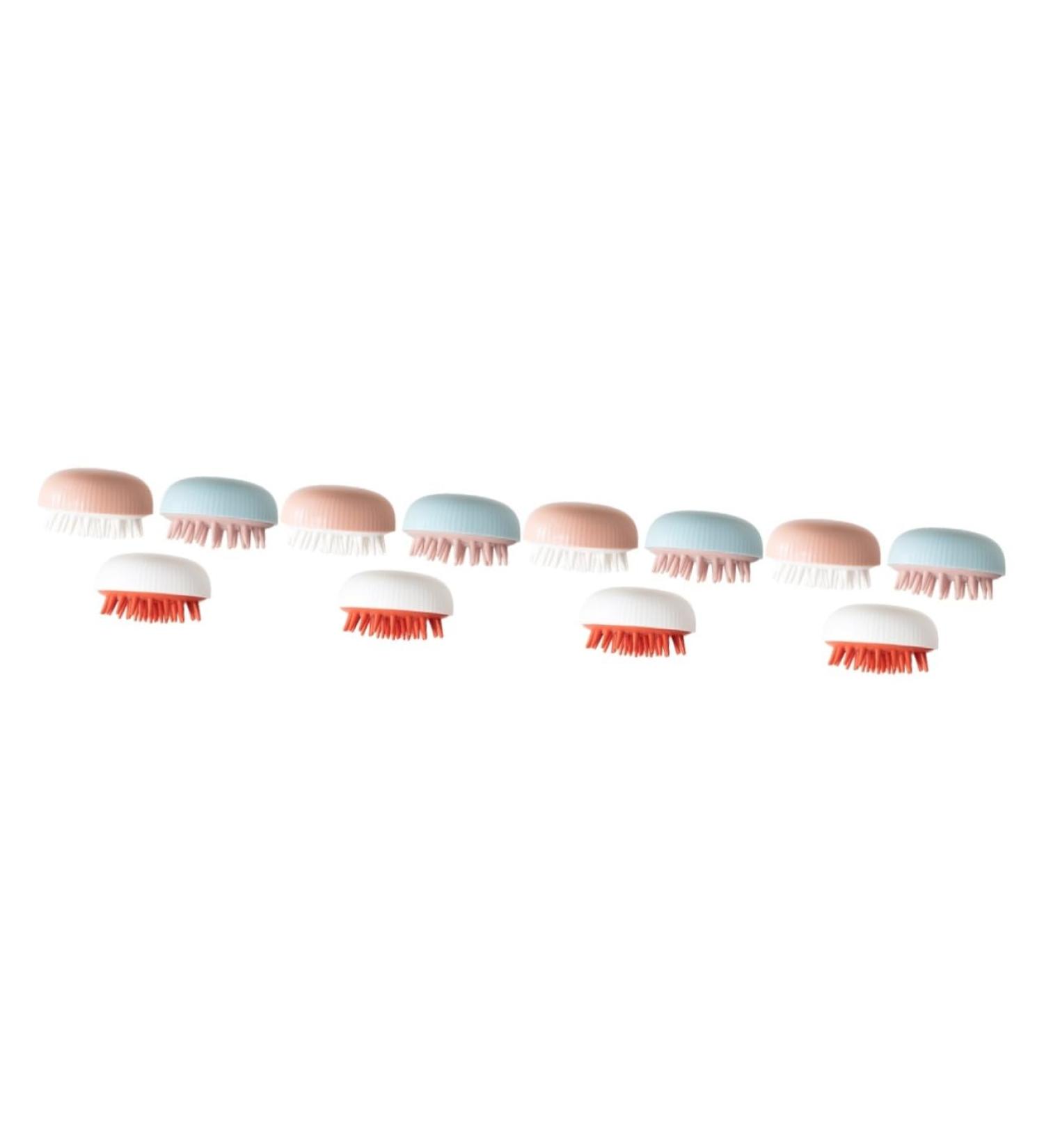 Beaupretty 12 Pack Silicone Shampoo Brush - Scalp Massager & Hair Scrubber for Itchy Scalp Relief | International Shipping - Buy Online on GoSupps.com