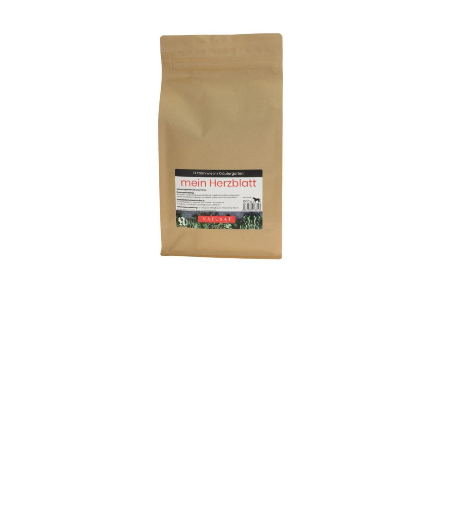 Natusat My Heart Leaf Herb Mix 1000g - Circuit - Horse Supplement - Buy Online on GoSupps.com