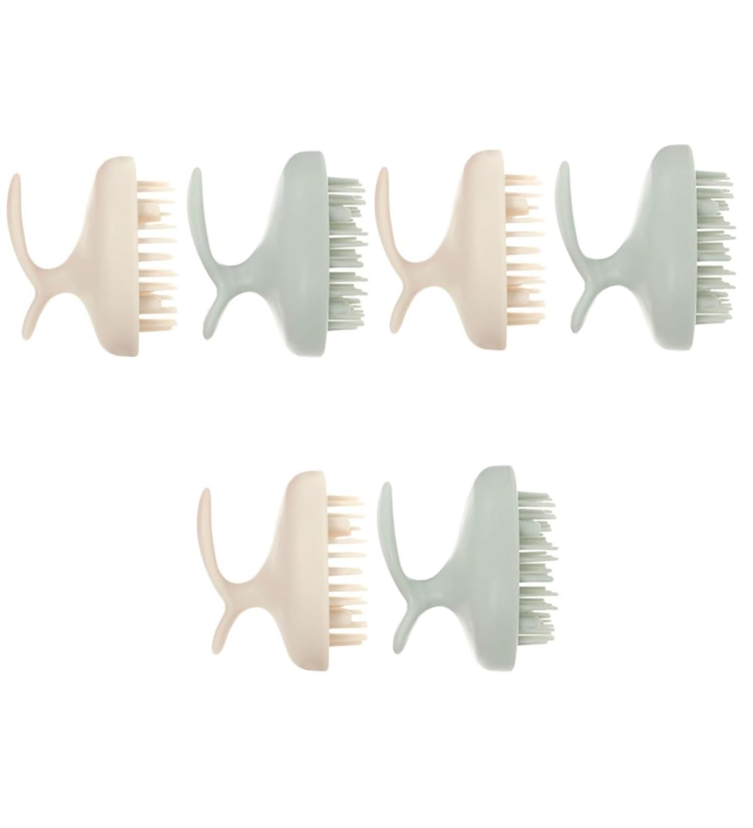 Magiclulu 6-Pack Cleaning Tools - Shampoo Brush Massage Comb & Shower Brush for Hair Care | TPE Massage Devices for Ultimate Relaxation - Buy Online on GoSupps.com
