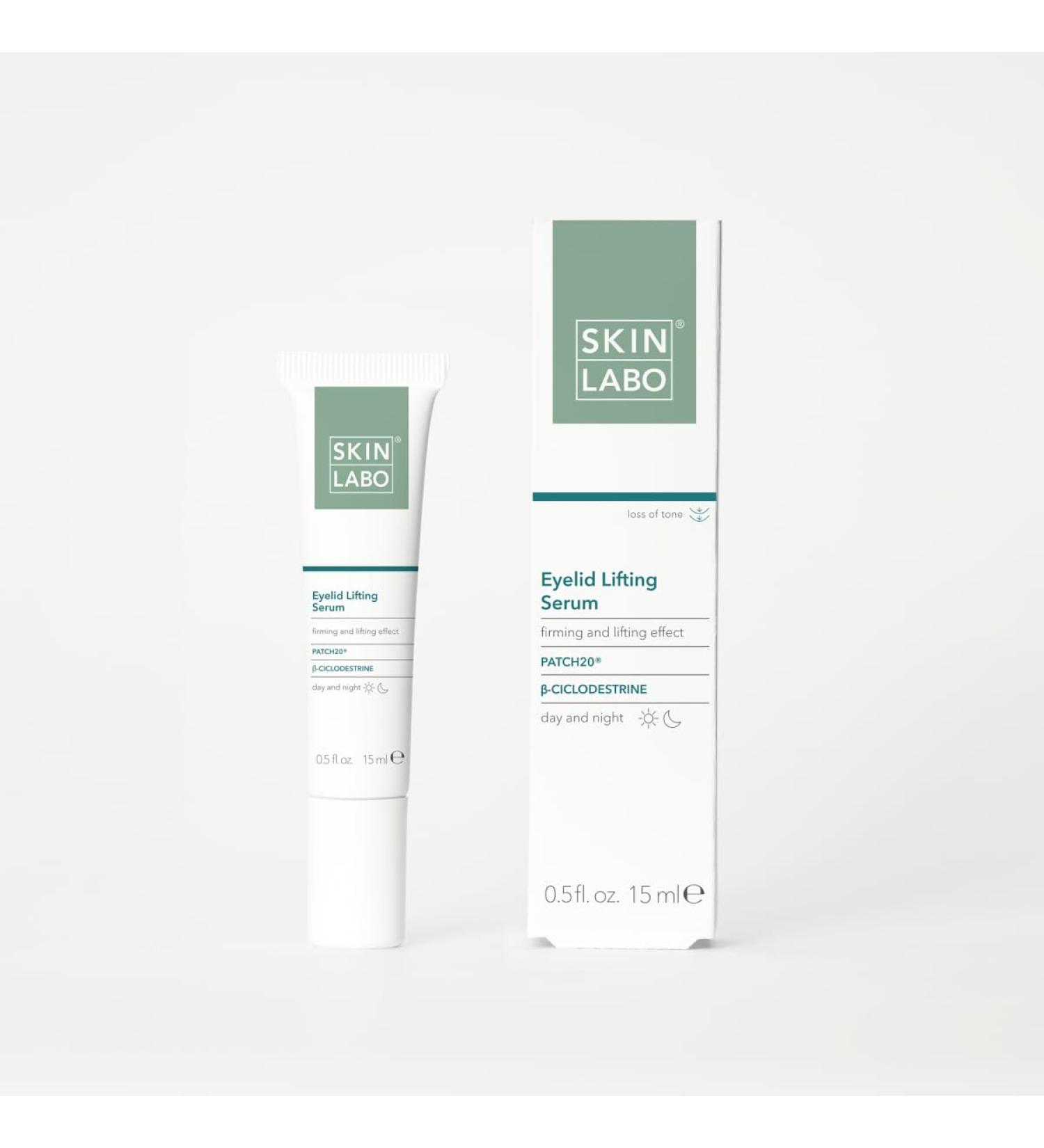 Skin Labo Lifting Eyelid Serum | Anti-Aging Firming Treatment with Patch2o & -Cyclodextrin | 15 ml - Buy Internationally - Buy Online on GoSupps.com