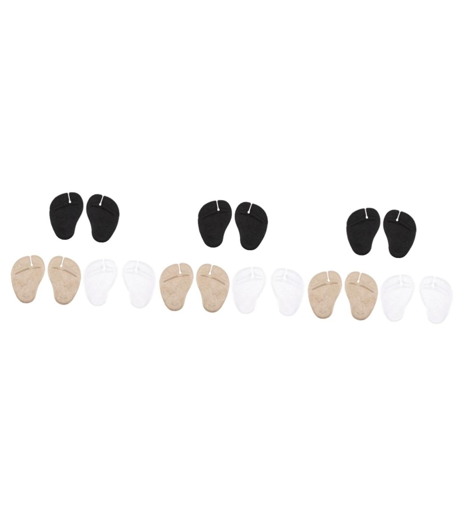 GLEAVI 9 Pairs Gel Forefoot Cushions | Anti-Metatarsal Pads for Sandals & Flip-Flops | Non-Slip Heel Pads - Buy Online on GoSupps.com