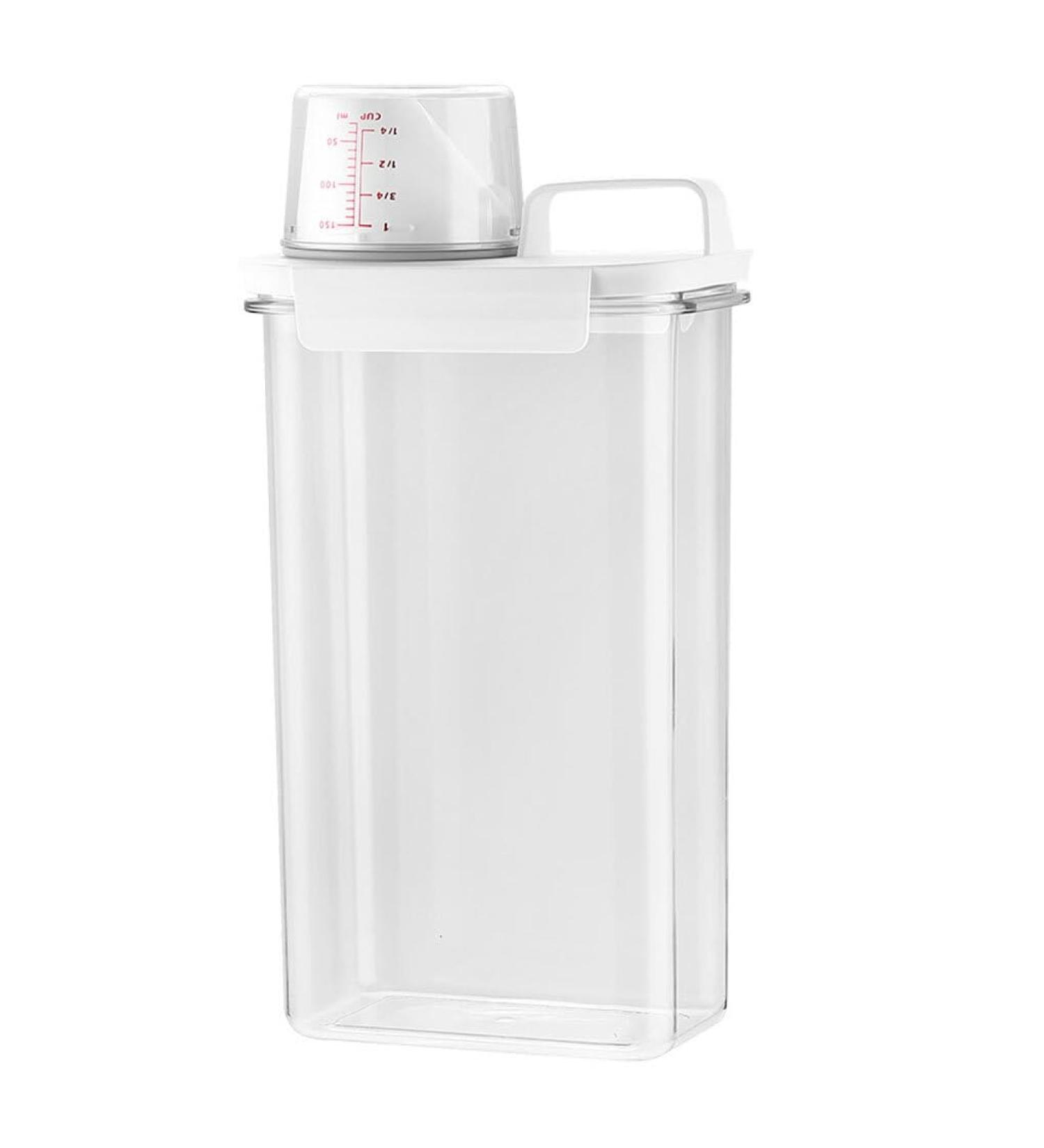 rongweiwang Multi Laundry Powder Detergent Dispenser Large Capacity Transparent Lightweight And Easy To Carry Easy To Clean - Buy Online on GoSupps.com