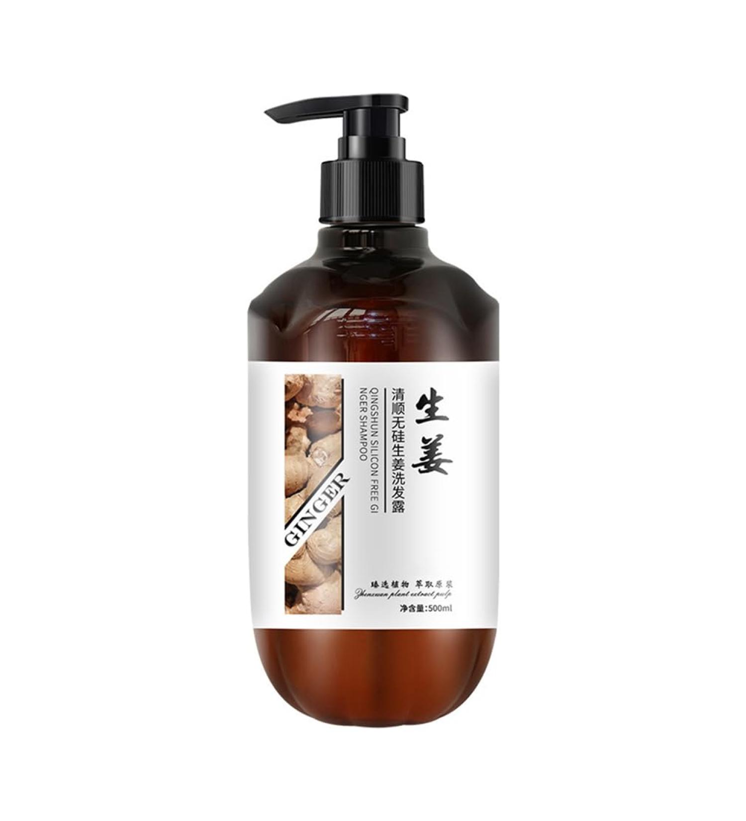  HADAVAKA Ginger Shampoo Moisturising And Nourishing Shampoo Deep Cleansing Hair Shampoo For Men And Women Ginger Strengthening Hairroots Fluffy Smooth Shampoo For All Hairtypes 500ML - Buy Online on GoSupps.com