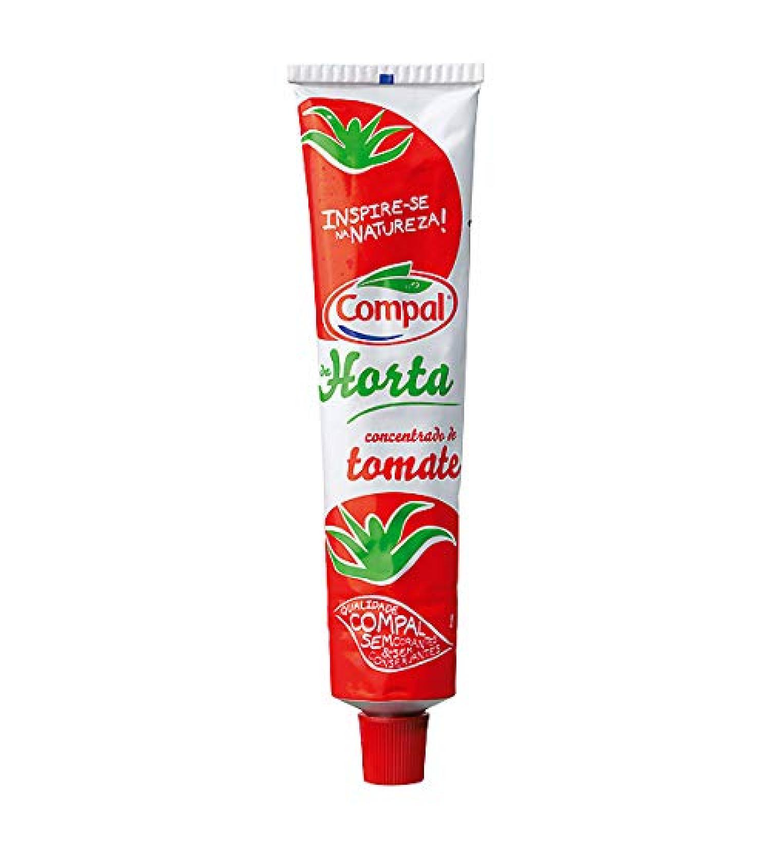 Compal Compal da Horta Tomato paste concentrated packaging tube 140g