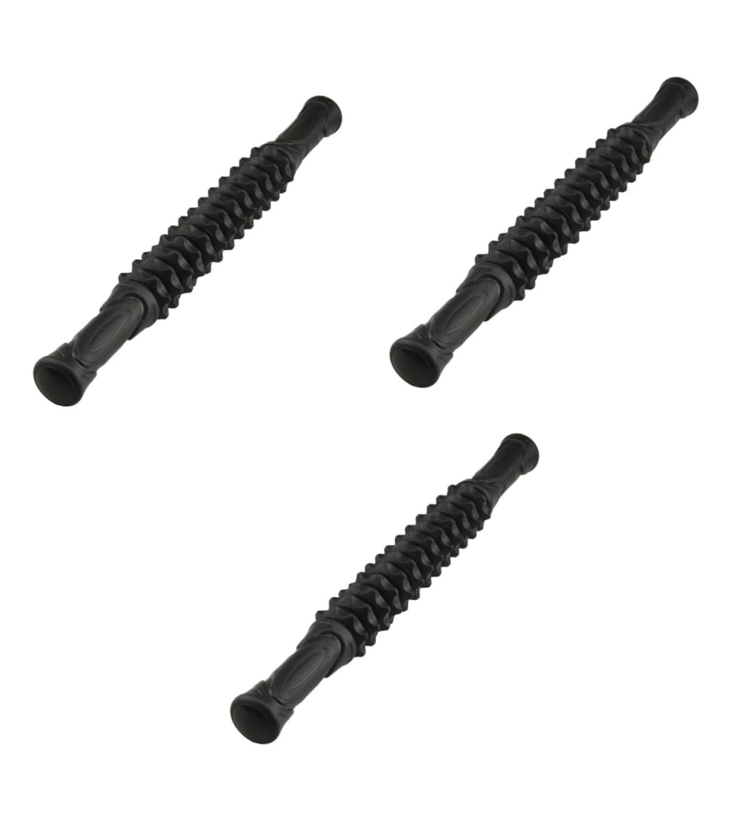 Healeved 3 Pack Massage Roller Stick - Leg & Neck Muscle Relaxation Device for Deep Tissue Therapy - TPR Exercise Roller for Yoga & Fitness - Buy Online on GoSupps.com