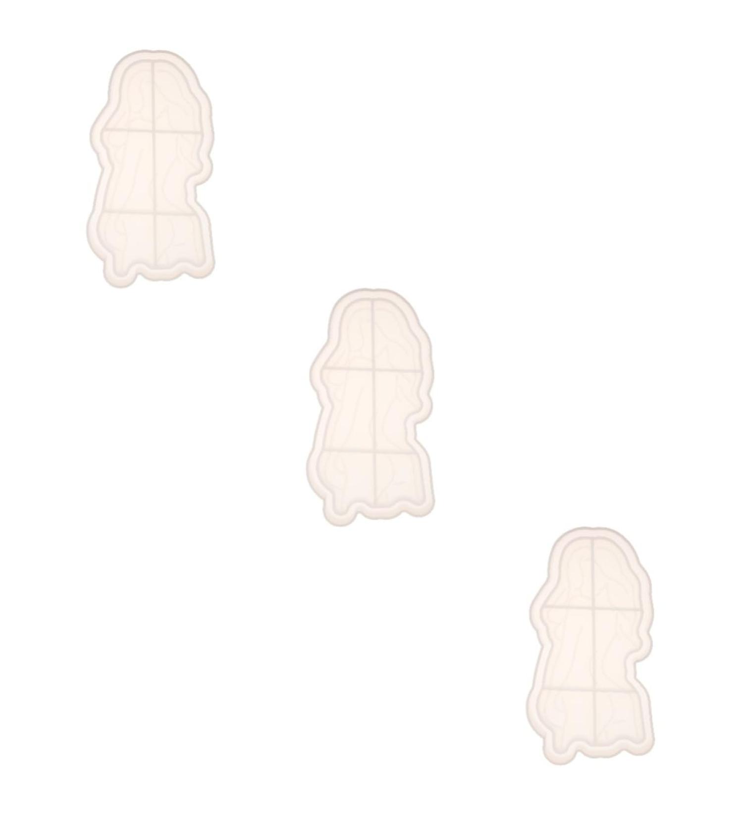 COHEALI 3 Pcs Tray Silicone Mold Silicone Molds Handmade Mold Simple Mold Creative Tray Mold Tool Body Whitex3pcs 16.1X8.5CMx3pcs - Buy Online on GoSupps.com