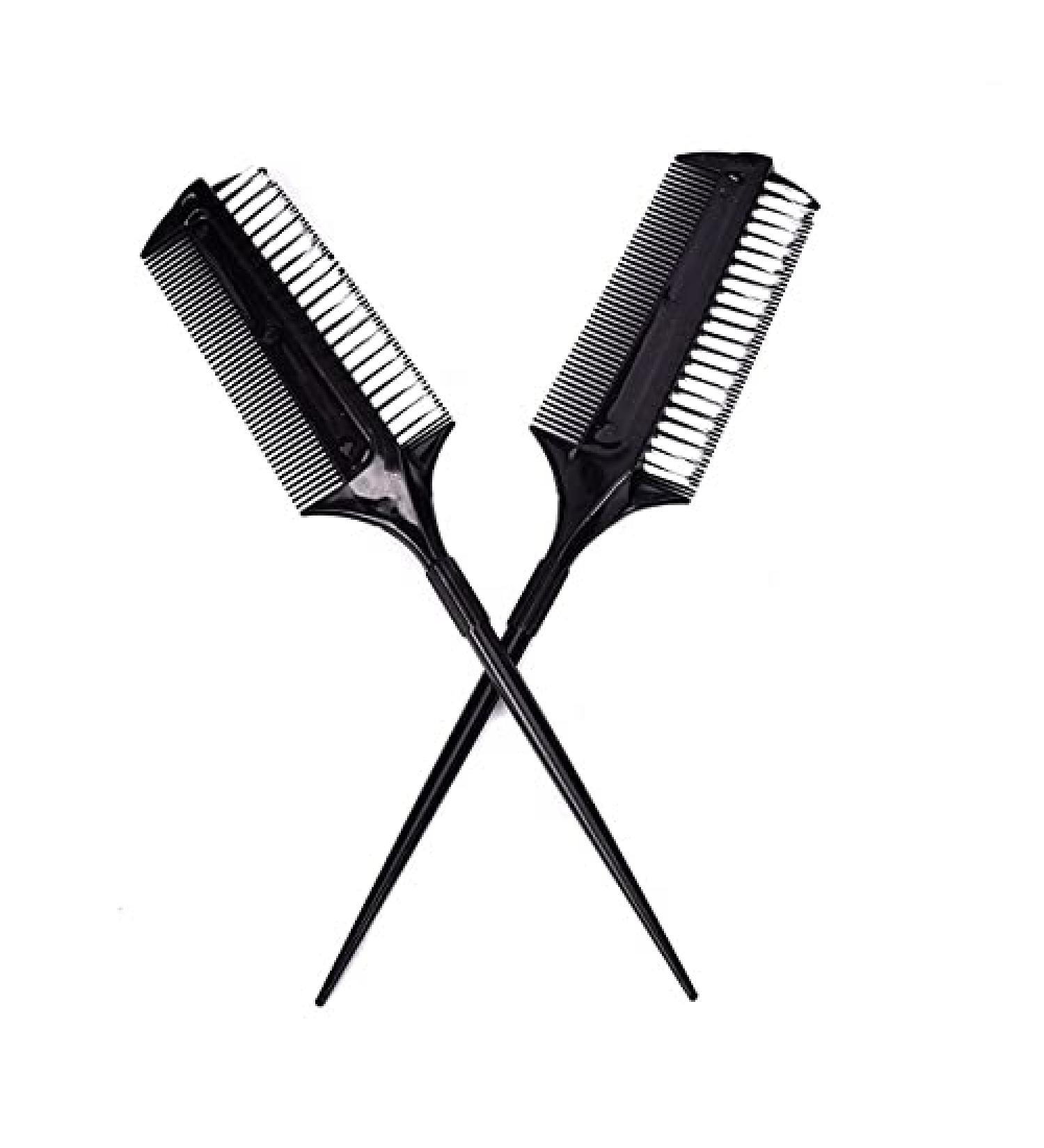 BbteK Combing Brush for Men and Women Hair Combs 1 Pack Professional Double-sided Combs for Hair Stylist Dry Hair Brush Hair Comb Hair Styling Household Goods Barber Comb Comb for Curly Hair (Color : B2pc - Buy Online on GoSupps.com