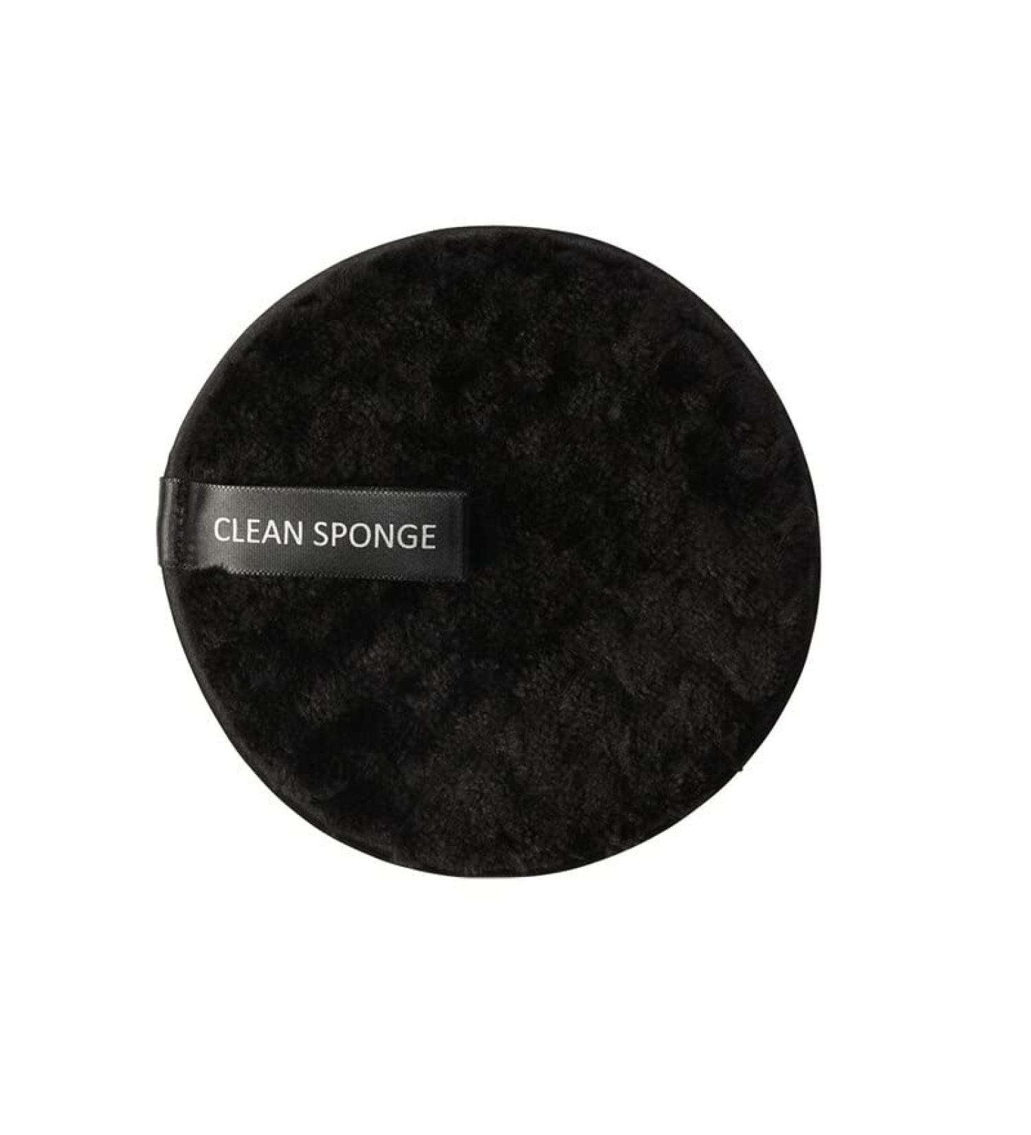 Walgreen Xample Face Halo Makeup Remover Pads with Spa Facial Towel Headbands Reusable Make Up Wipes Washable Remover Pads Microfibre Cotton Face Cleansing Cloths for All Skin Type (Black)