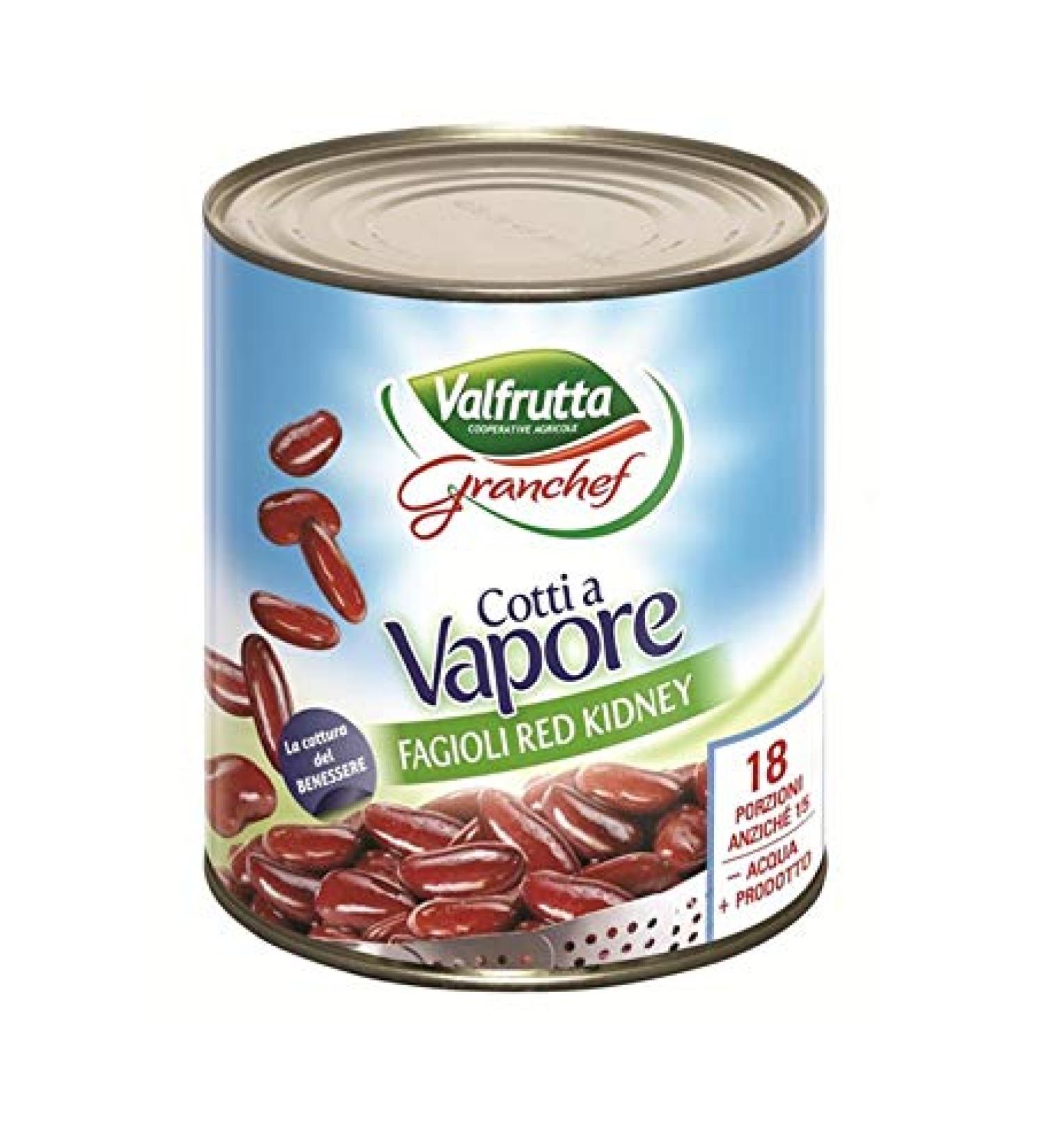 VALFRUTTA RED KIDNEY BEANS GRAND CHEF 610 GR
