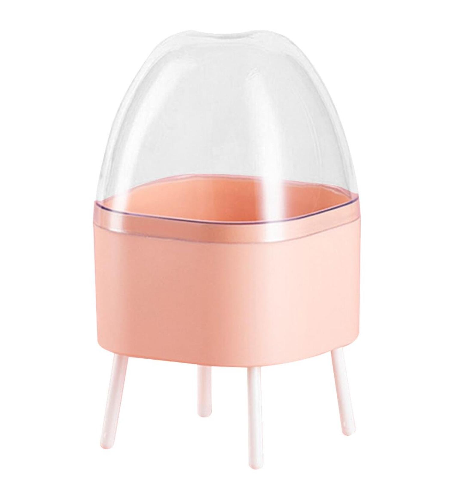 Clear Pink Makeup Sponge Holder | Dustproof & Breathable Beauty Stand for Makeup Eggs - International Shipping Available - Buy Online on GoSupps.com