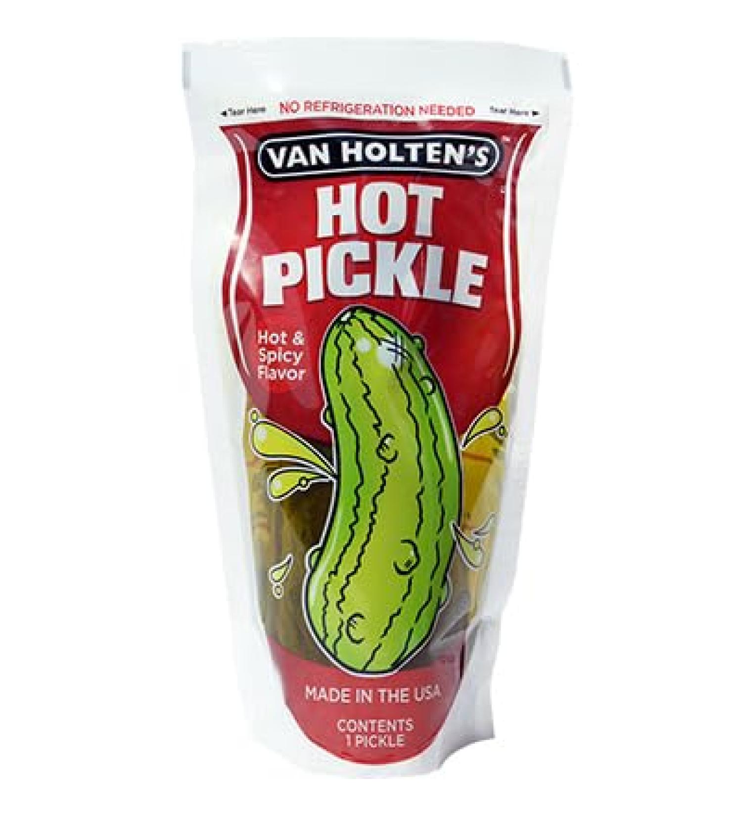Buy Van Holtens PICKLE - Hot Pickled Gherkins with Heartforcards Shipping Protection - International Shipping Available - Buy Online on GoSupps.com
