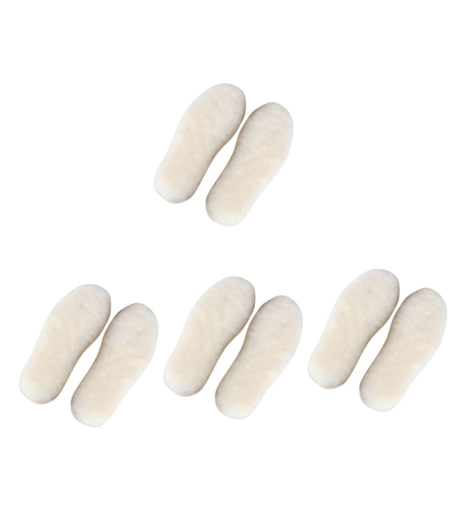 FOMIYES 4 Pairs Wool Insoles - Comfortable Winter Shoe Pads for Unisex Boots | Warm & Cozy Feet Support - Buy Online on GoSupps.com