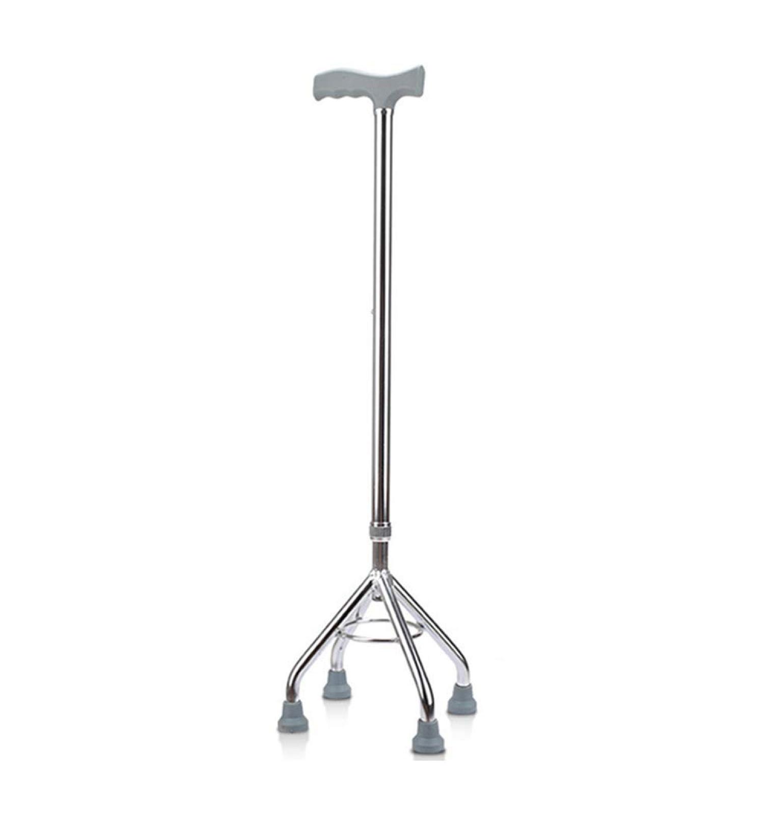 Scalable Crutches Four Feet Non Slip Shock-Absorbing Crutches Aluminum Alloy Old People Walking aids Interesting - Buy Online on GoSupps.com