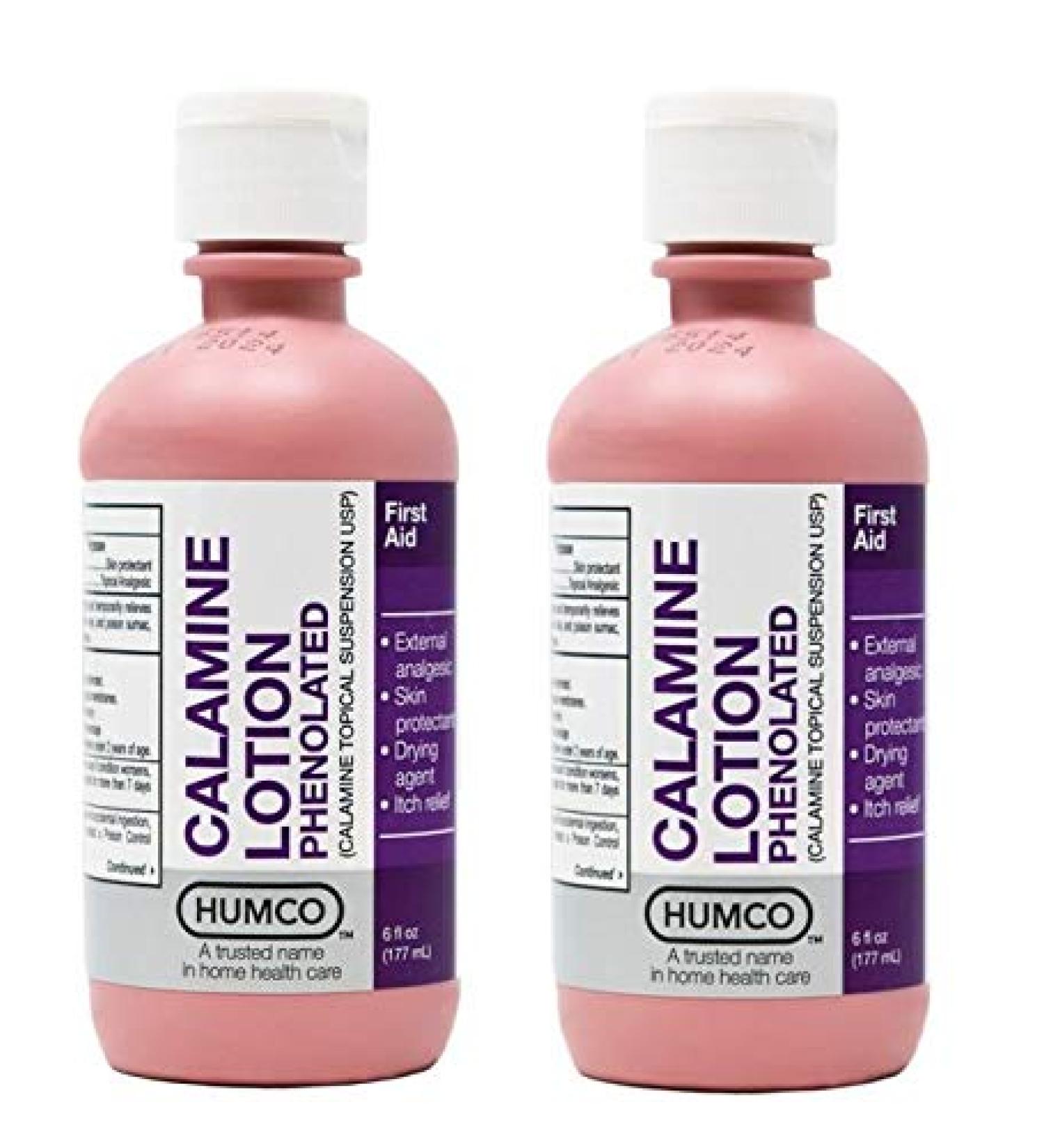 HUMCO Calamine Lotion, 2 Pack 2 Count (Pack of 1) Calamine Lotion