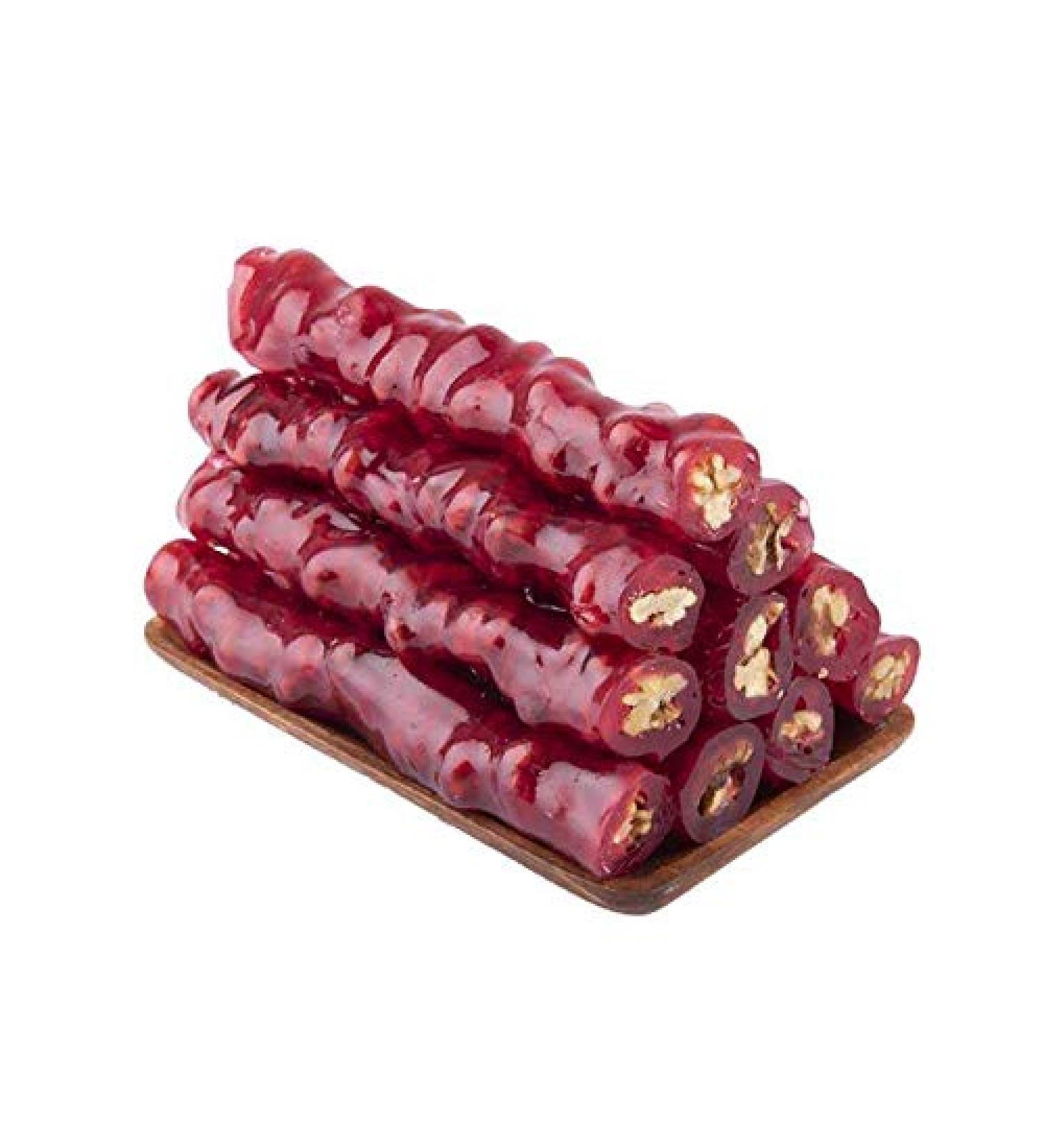 K me with Walnut Pomegranate Flavor - 300g | Natural Vegan Berry Confectionery | Healthy Turkish Snack | No Additives - Buy Online on GoSupps.com