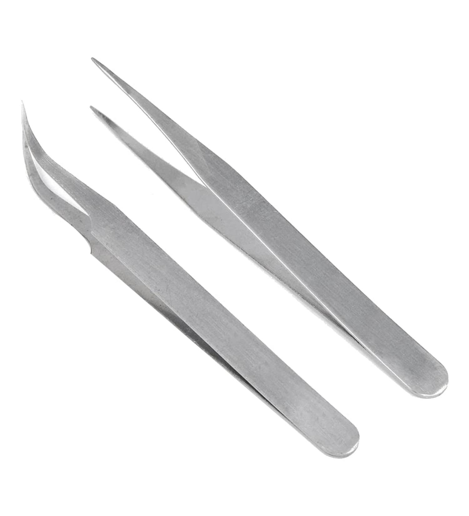 Haudboin Rhinestone Tweezers - 2 Pack for Nail Art & Accessories | Professional & Home Use - Buy Online on GoSupps.com