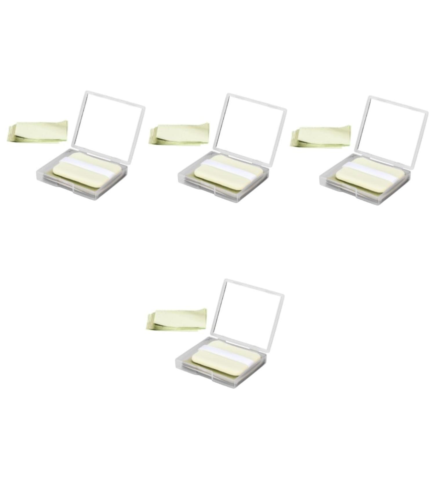 Beavorty 4 Sets Oil Blotting Paper Reusable Face Pads Absorbing Tool Face Cleaning Oil Paper Facial Tool Blotting Paper for Oily Skin Face Tools Rem Absorption Glass Tissue Paper - Buy Online on GoSupps.com