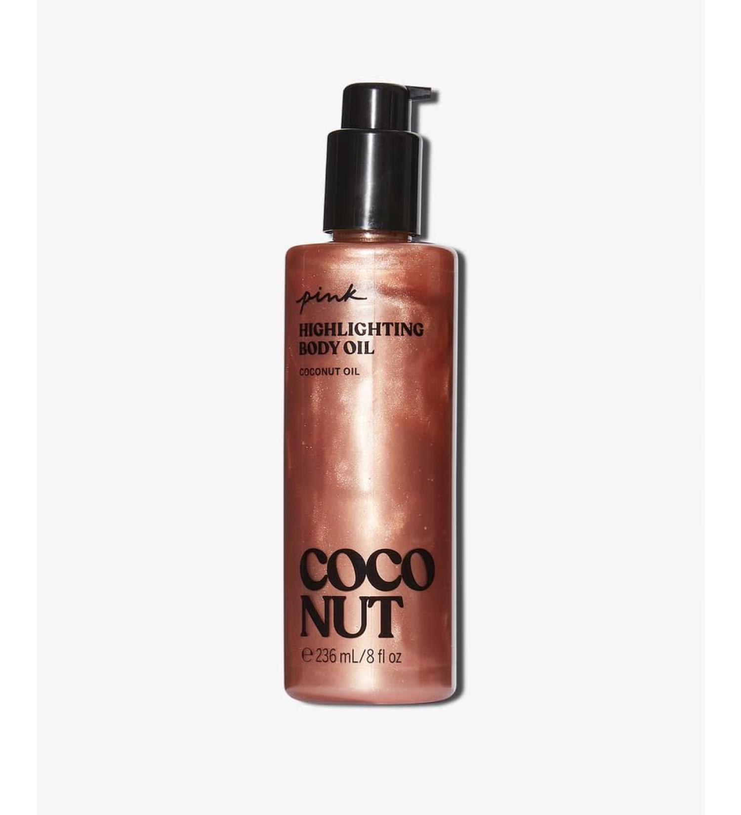 PINK Victoria's Coconut Highlighting Body Oil Body Care 8 oz. (Coco Oil)