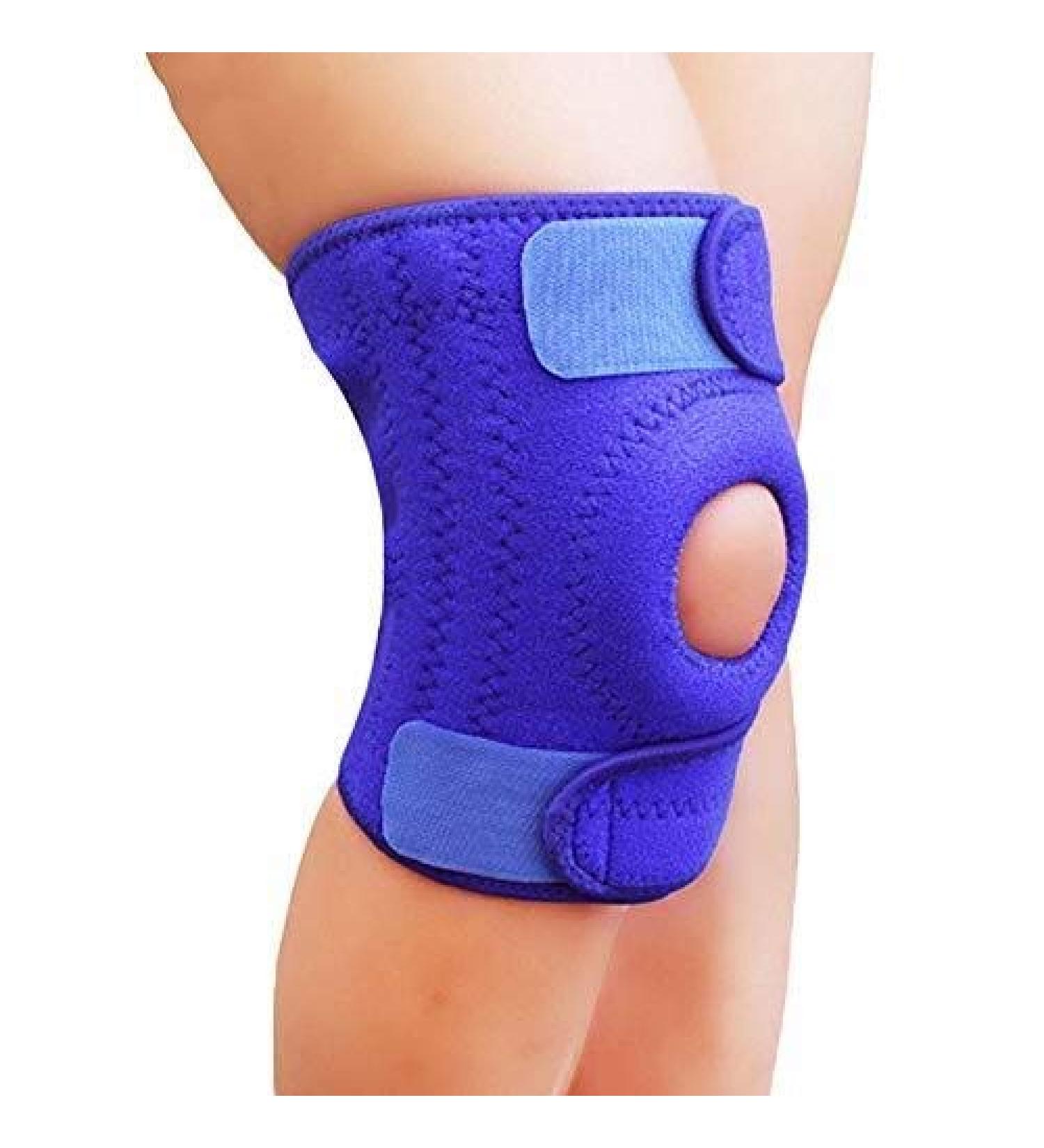 Adjustable Medical Grade Knee Brace - Silicone Support Compression Sleeve & Wraps for Optimal Pain Relief - Buy Online on GoSupps.com