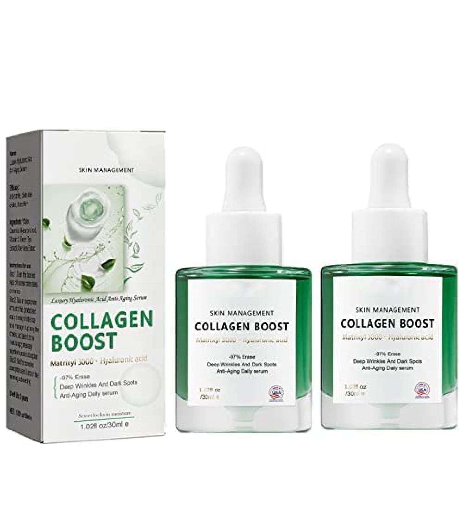 Tlopa 2PCS Luxury Hyaluronic Acid & Collagen Boost Anti-Aging Serum Set - Buy Online on GoSupps.com