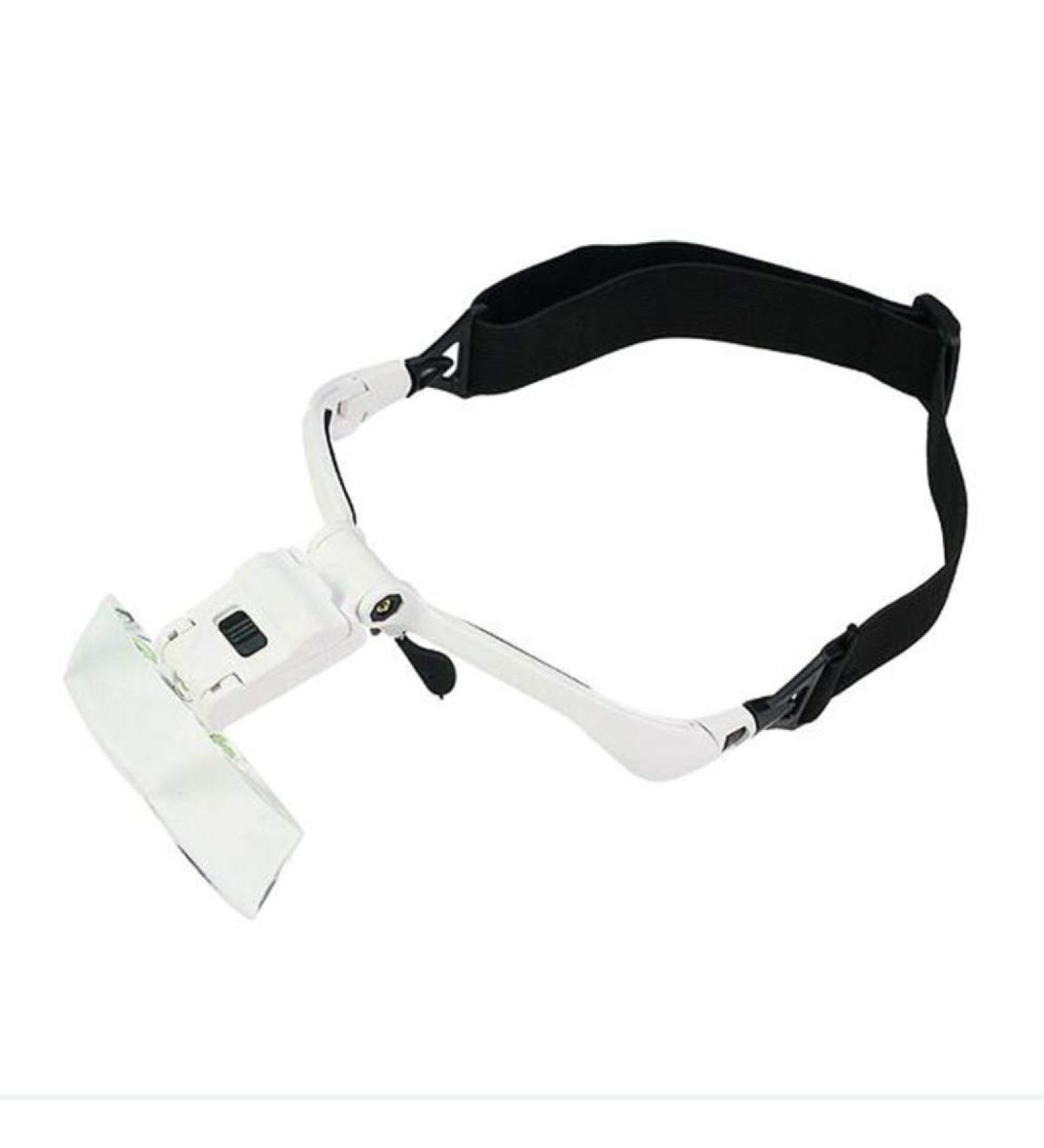 Lighted Headset Magnifying Glasses with 2Led Lights Head-Free Magnifier Loupe 5 Detachable Lenses for Electronics Eyelash Crafts Jewelry Circ Interesting Life Fashionable - Buy Online on GoSupps.com