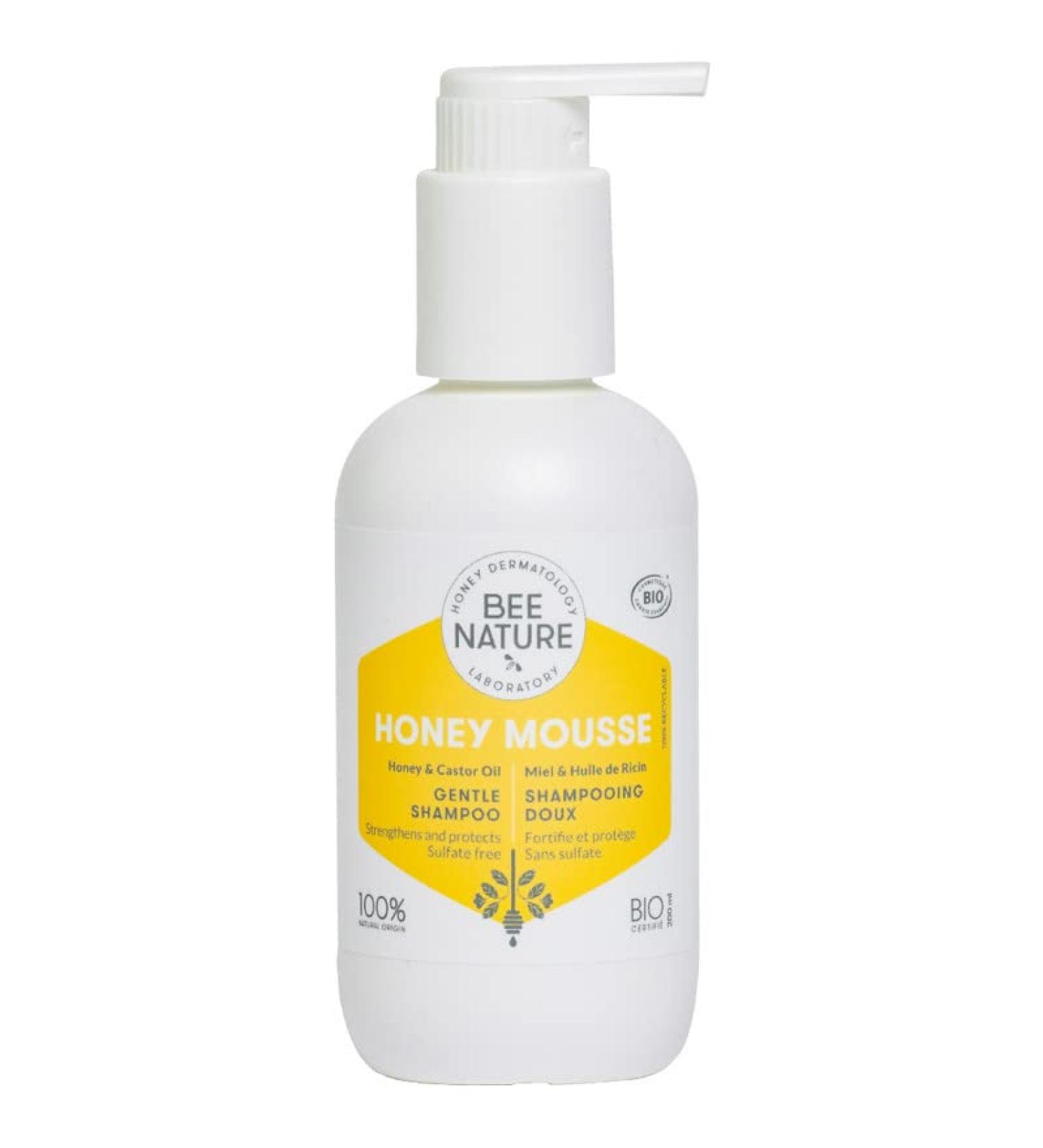 Bee Nature - Gentle Soothing Shampoo - Organic Honey - Honey Mousse - Sulfate Free - 200ml - Buy Online on GoSupps.com