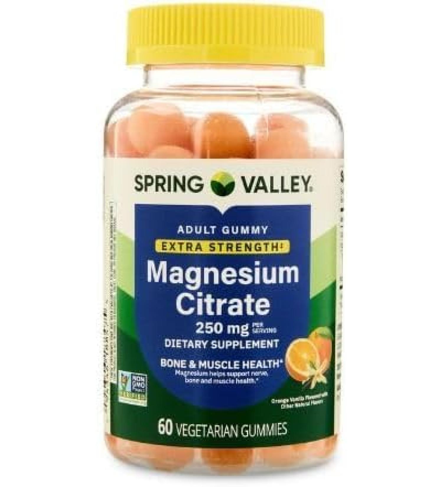 generiiic Extra Strength Magnesium Gummies for Bone and Muscle Health 250mg 60ct + vssl Sticker - Buy Online on GoSupps.com